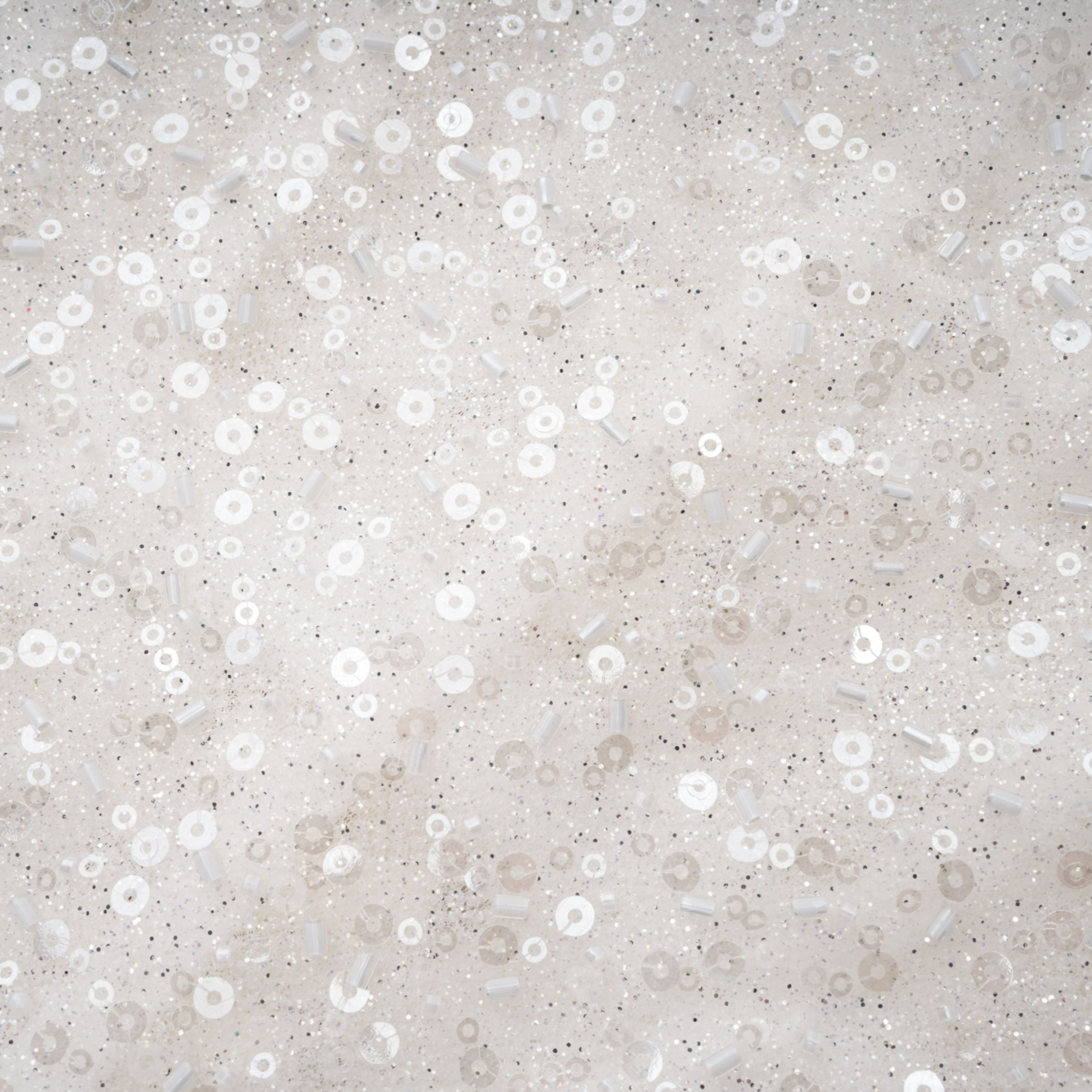 Zora Weißes Pailletten-Korsett-Oberteil & Satinrock-Set