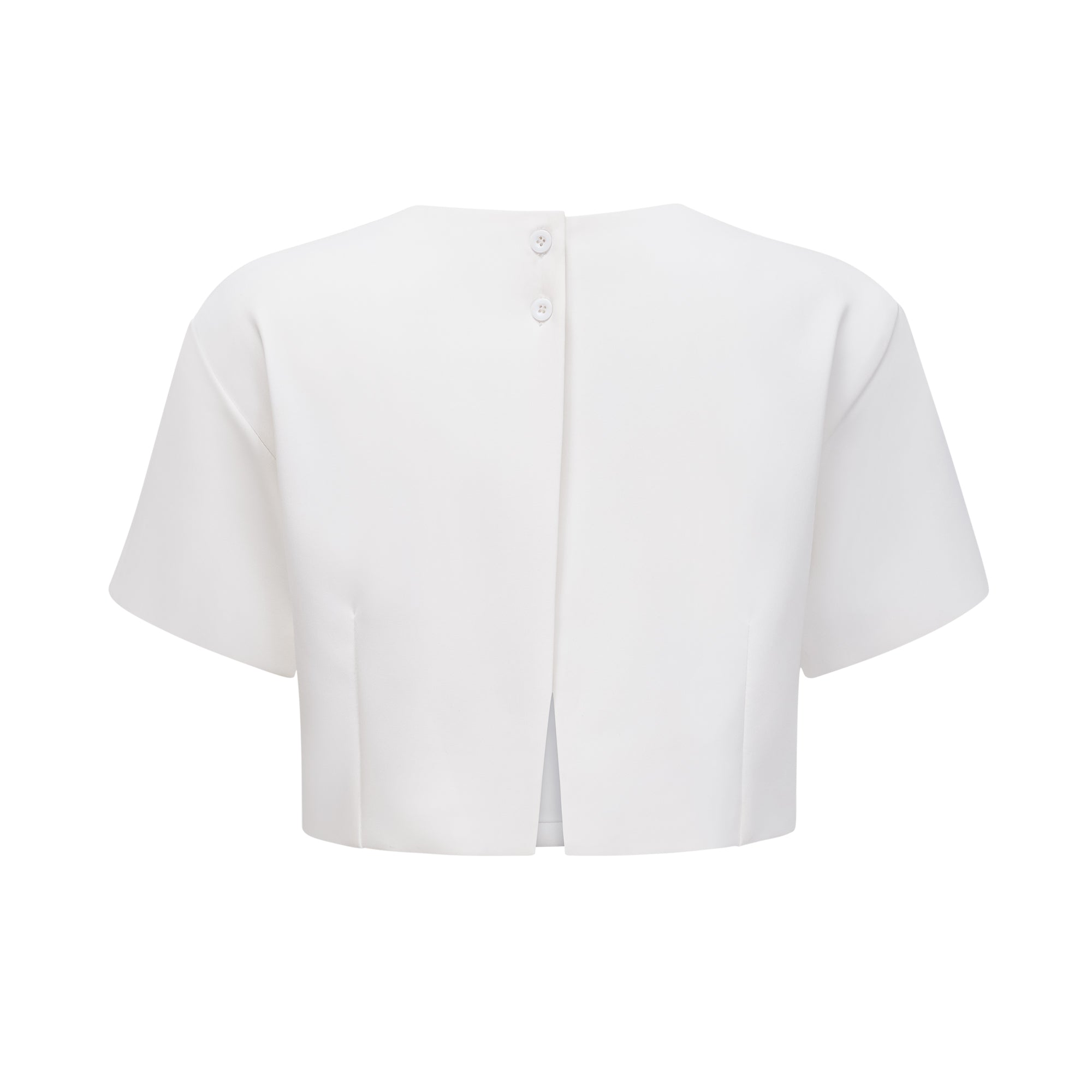 Irène White Sequin Floral Embroidered Matching Set