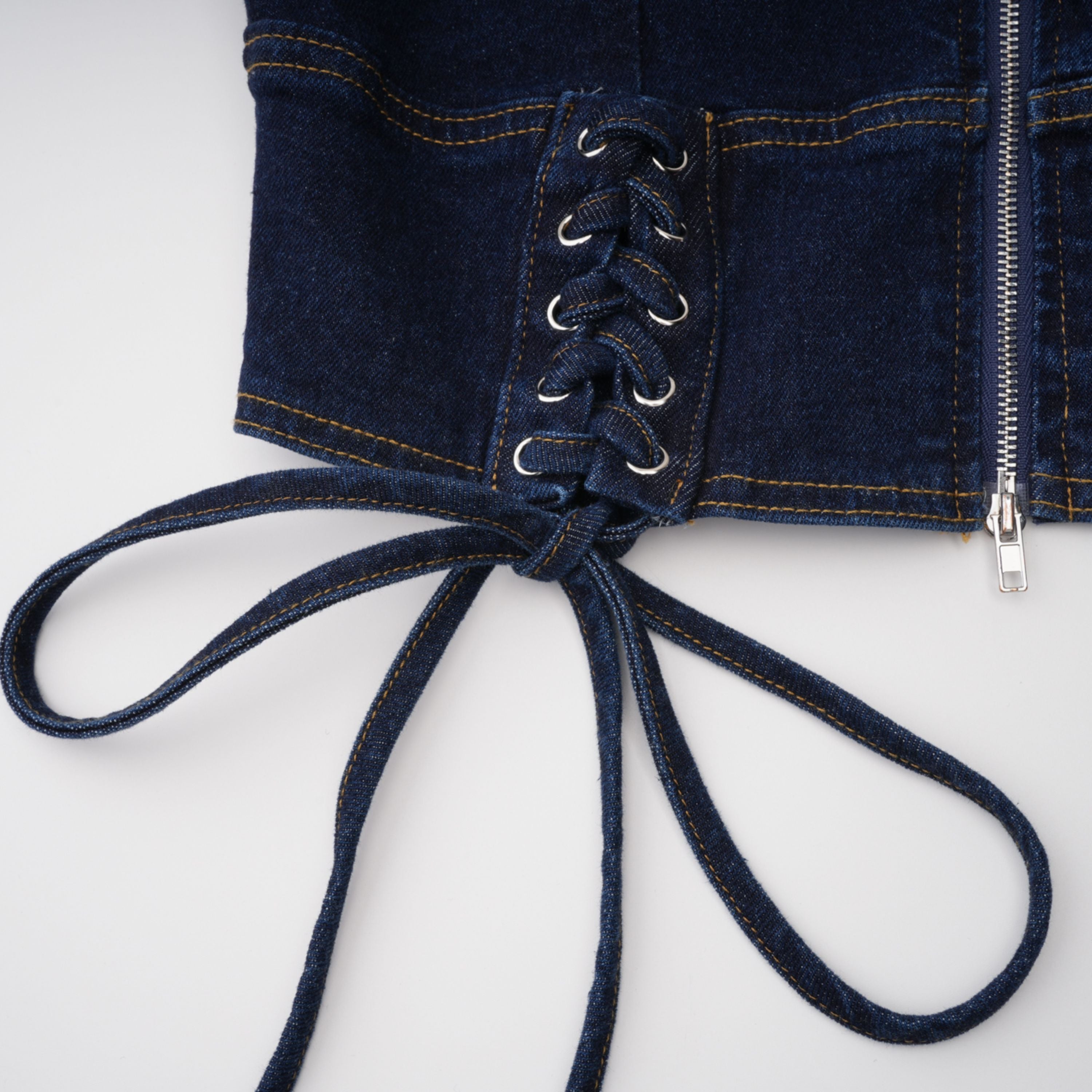 طقم كيونا إنديغو بلو دنيم لانس أب كوورد