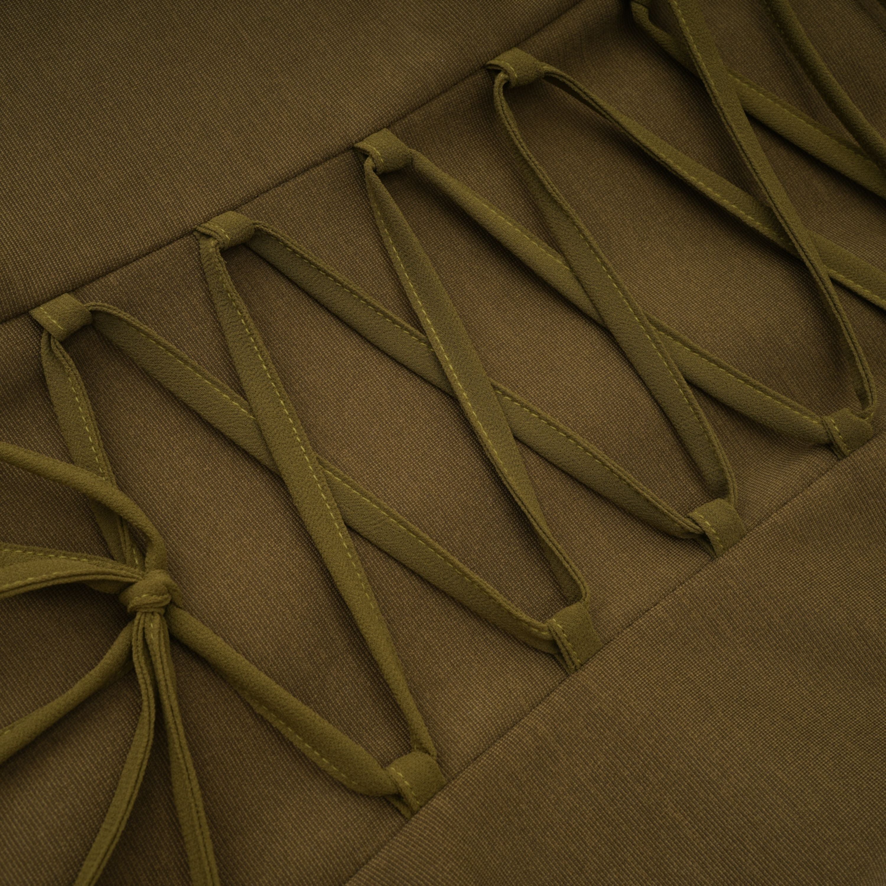 فستان ماكسي غير متماثل من سيدوني أترافيرنس (بدون قفازات)