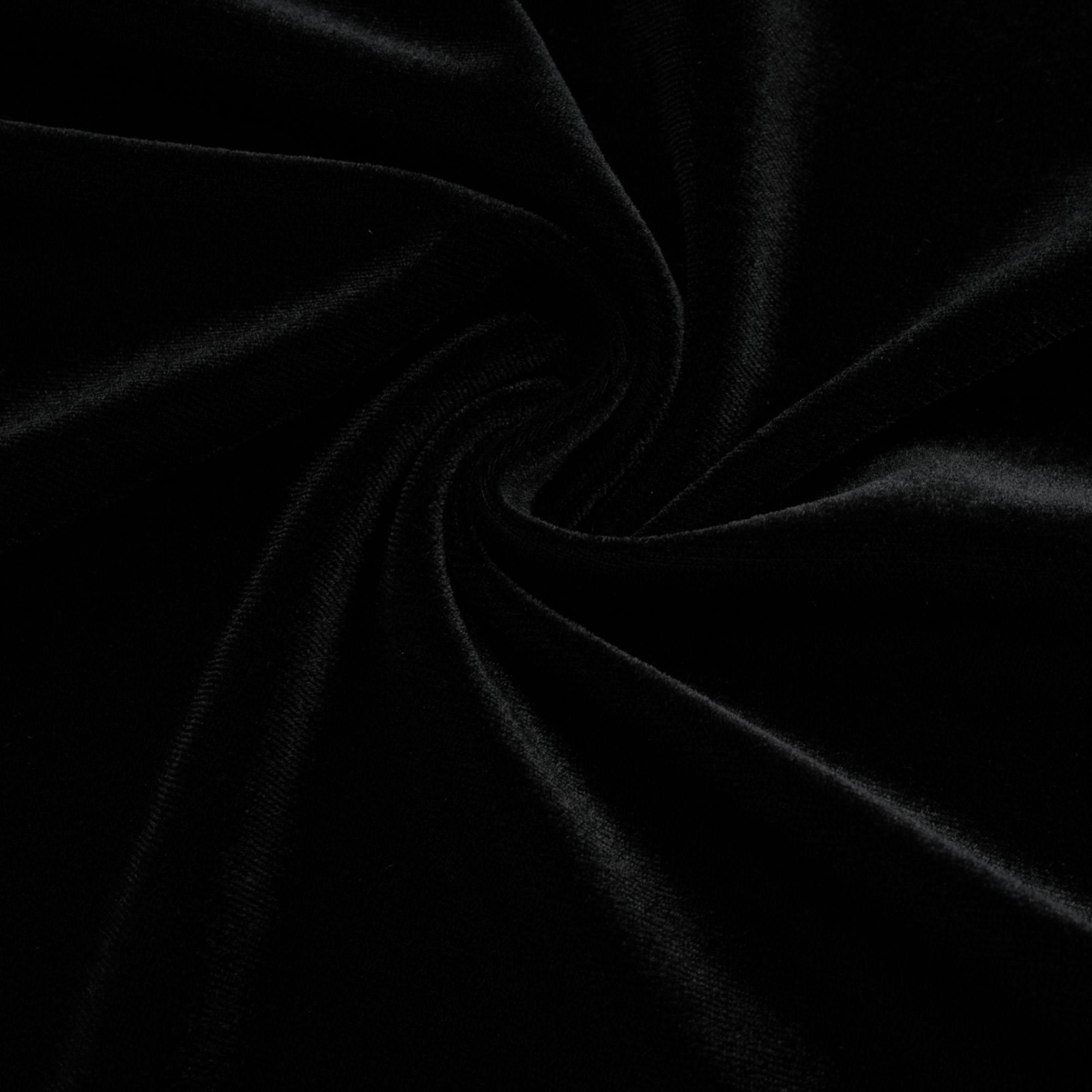 فستان ماكسي مفتوح الظهر من المخمل مزين بأودري