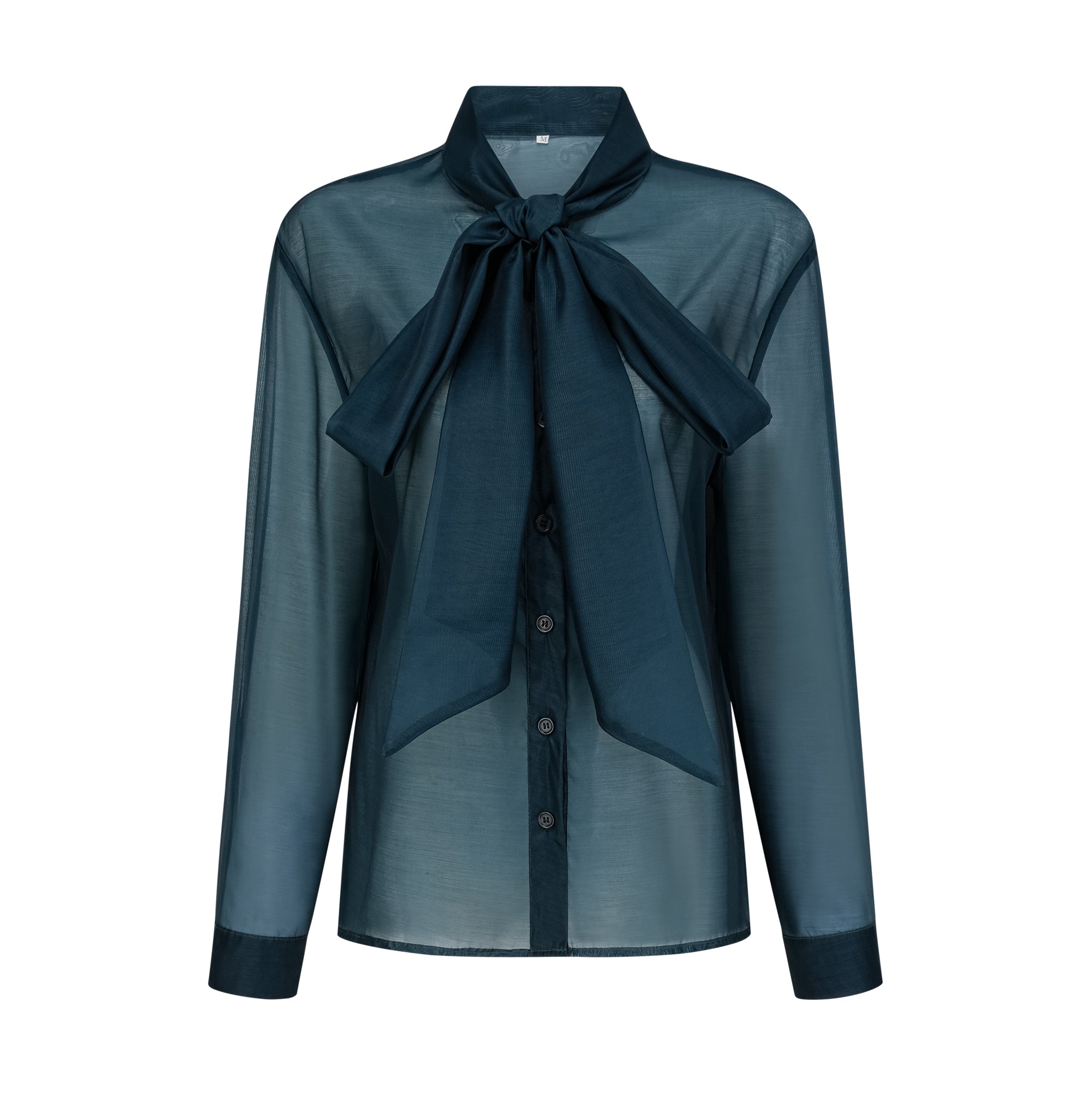 طقم قميص وتنورة متناسقين من زوي برباط عنق أخضر داكن