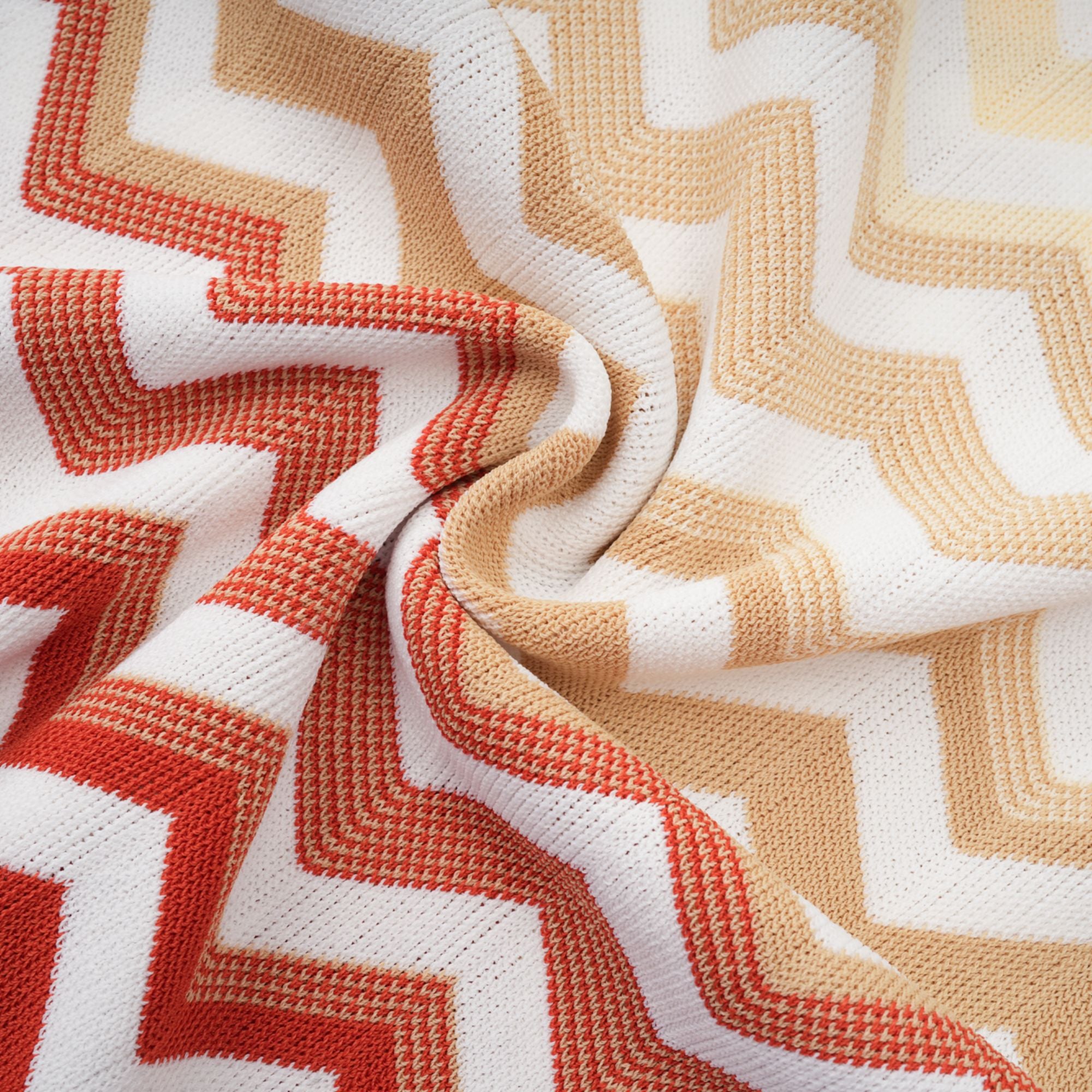 طقم إيزابيل الأصفر المتعرج المتناسق