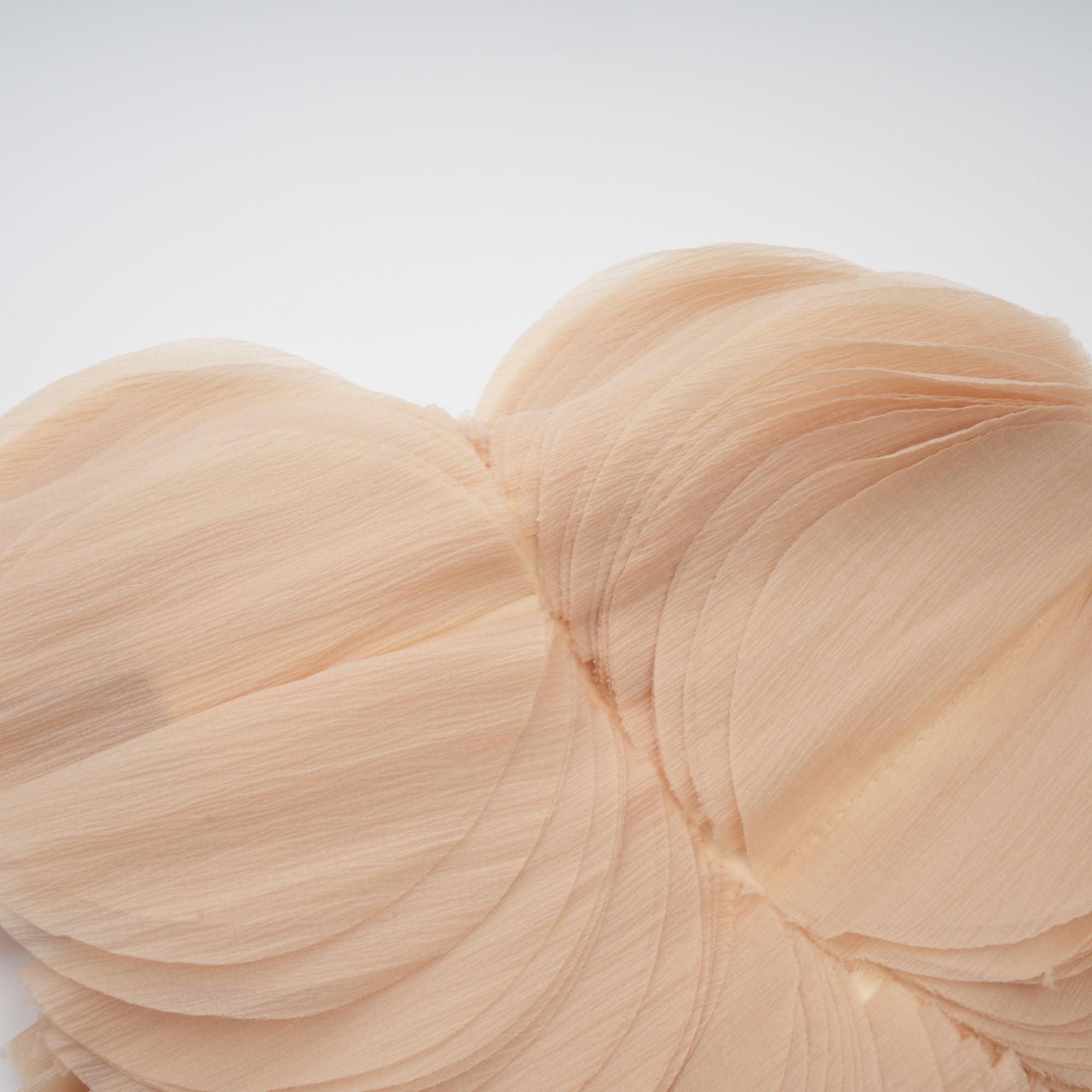 Elise neutrals off-shoulder shirred cropped top