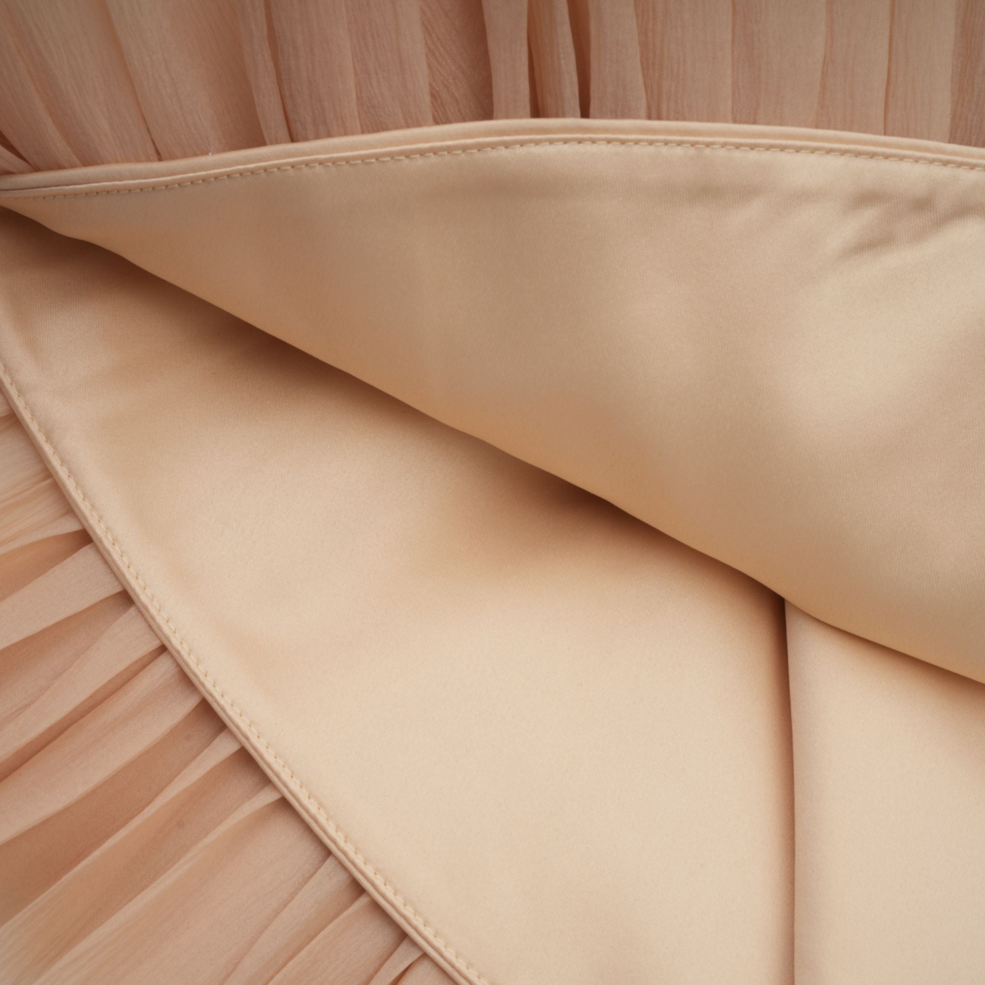 Elise neutrals off-shoulder shirred cropped top