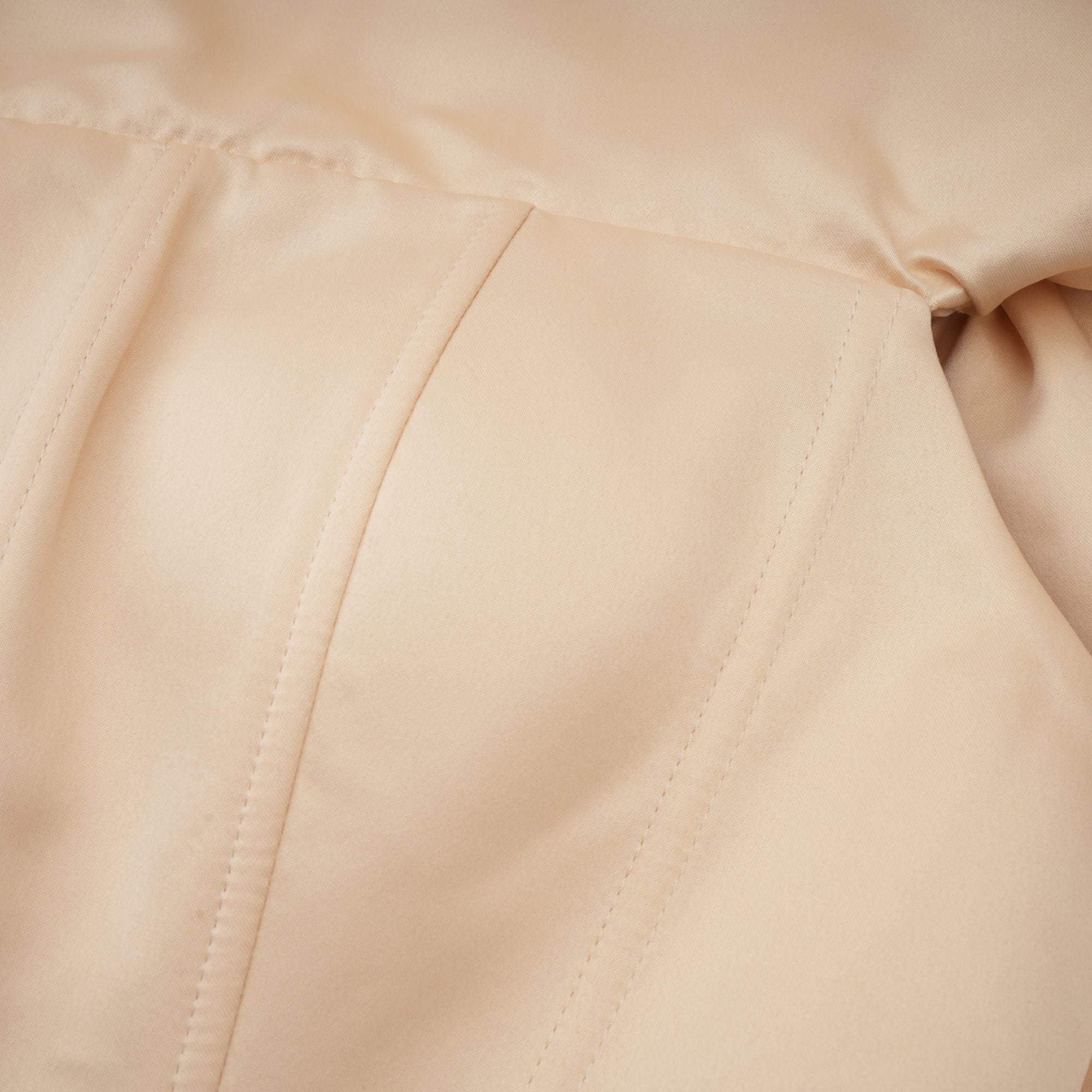 Elise neutrals off-shoulder shirred cropped top