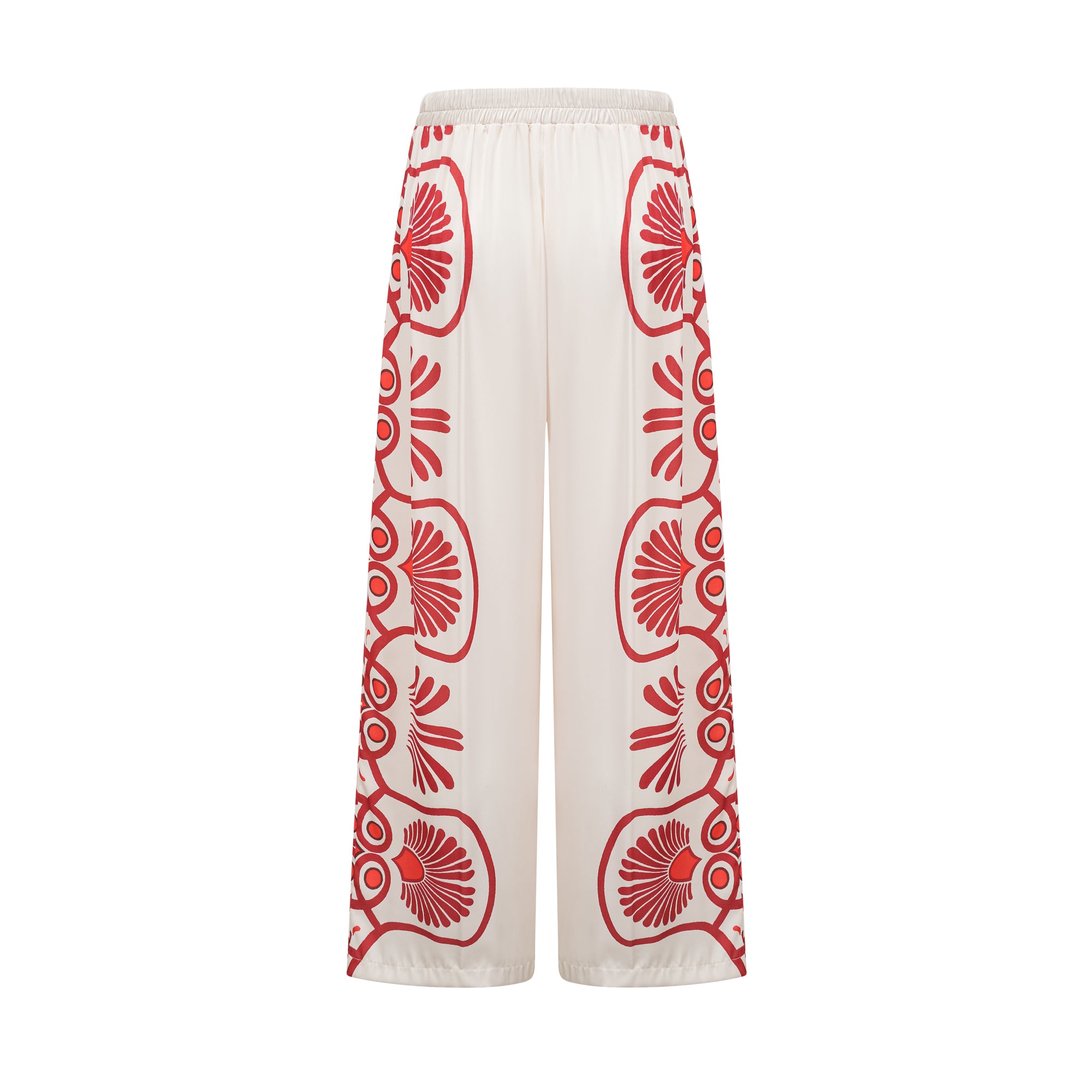 طقم قميص وبنطلون متناسق بطبعة جرافيكية من Amaranta