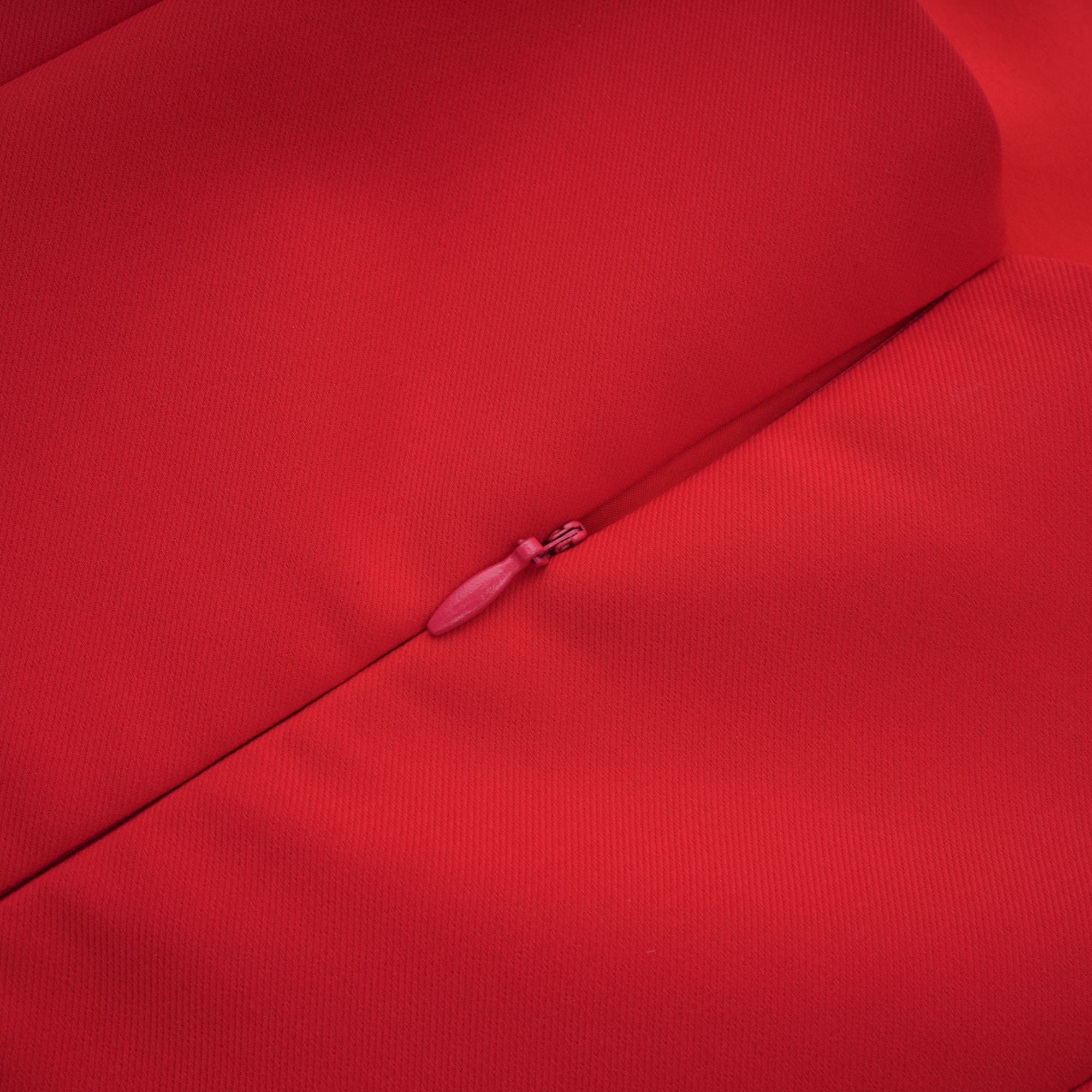 Irène Sequin Embroidered Off-Shoulder Midi Dress in Red