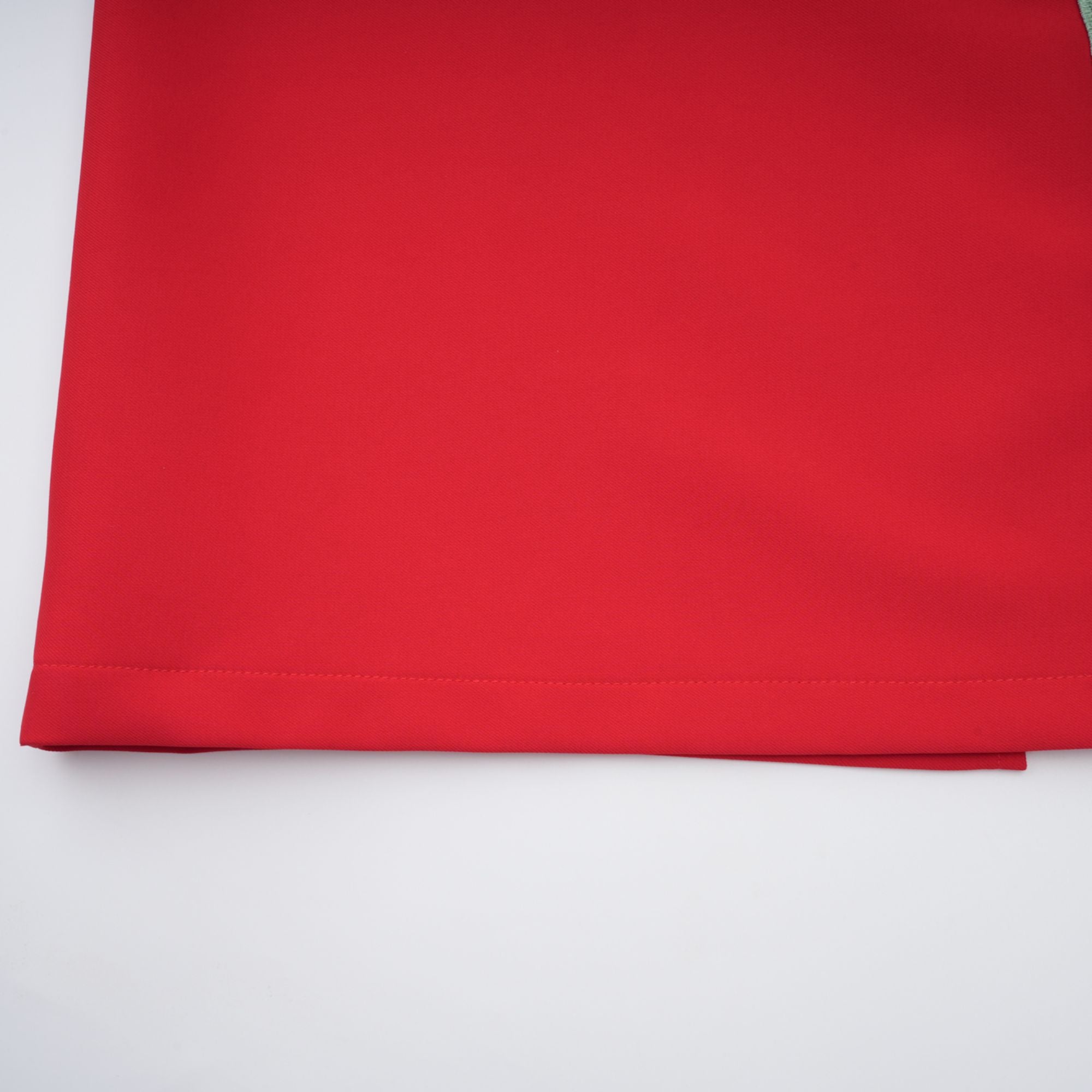 Irène Sequin Embroidered Off-Shoulder Midi Dress in Red