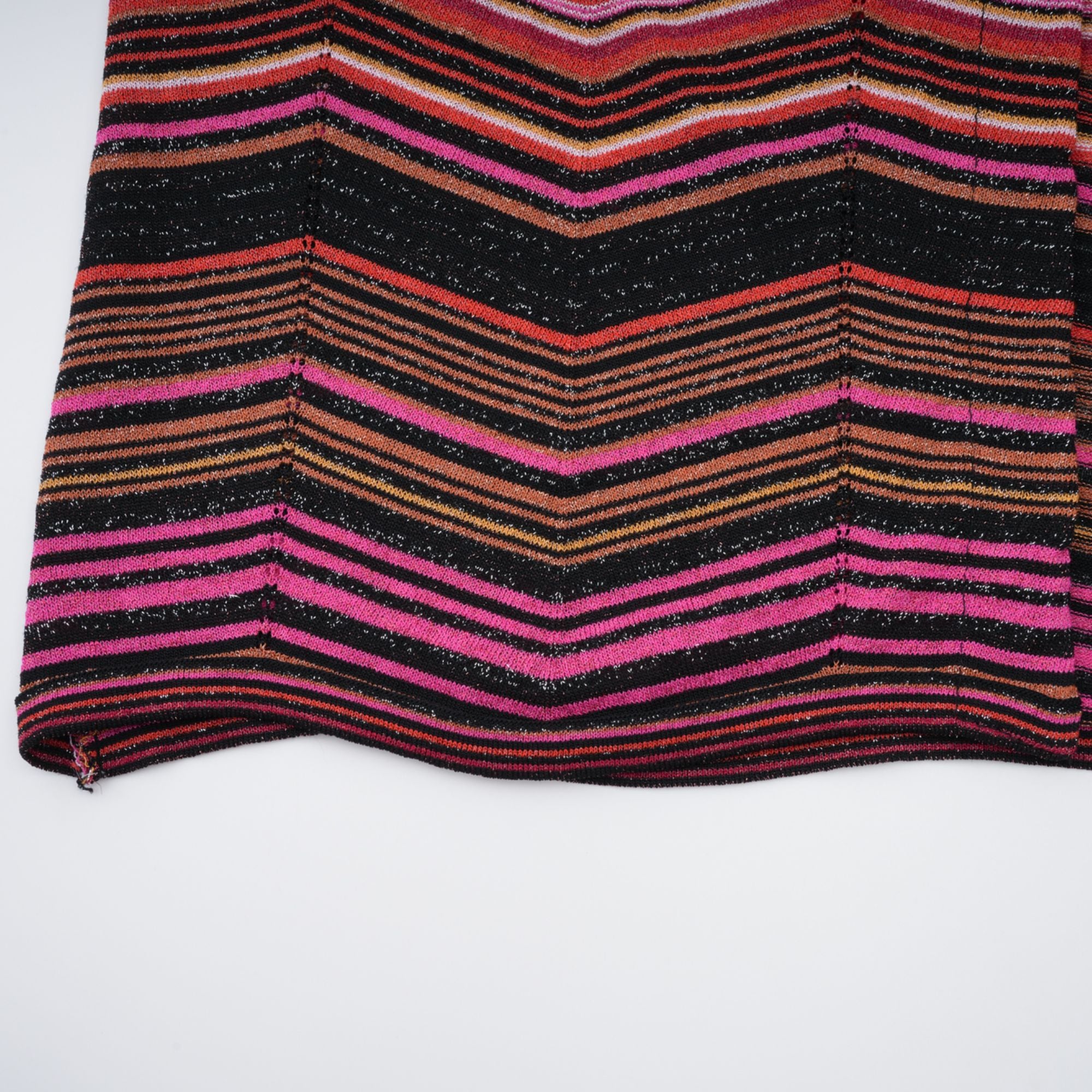 Chloé Red Striped Knit Long Cardigan