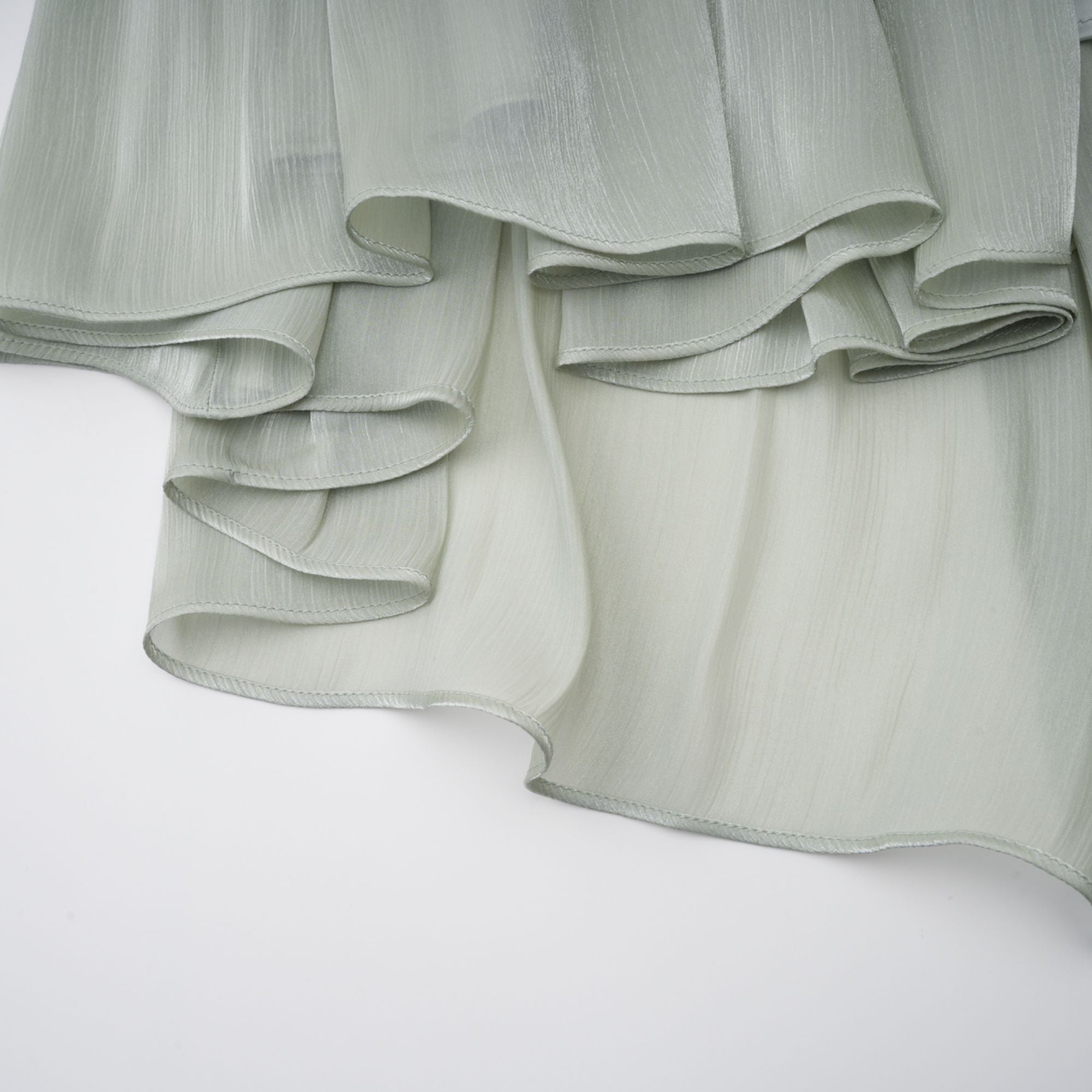 Gwenaëlle Green Rhinestone Panel Maxi Dress