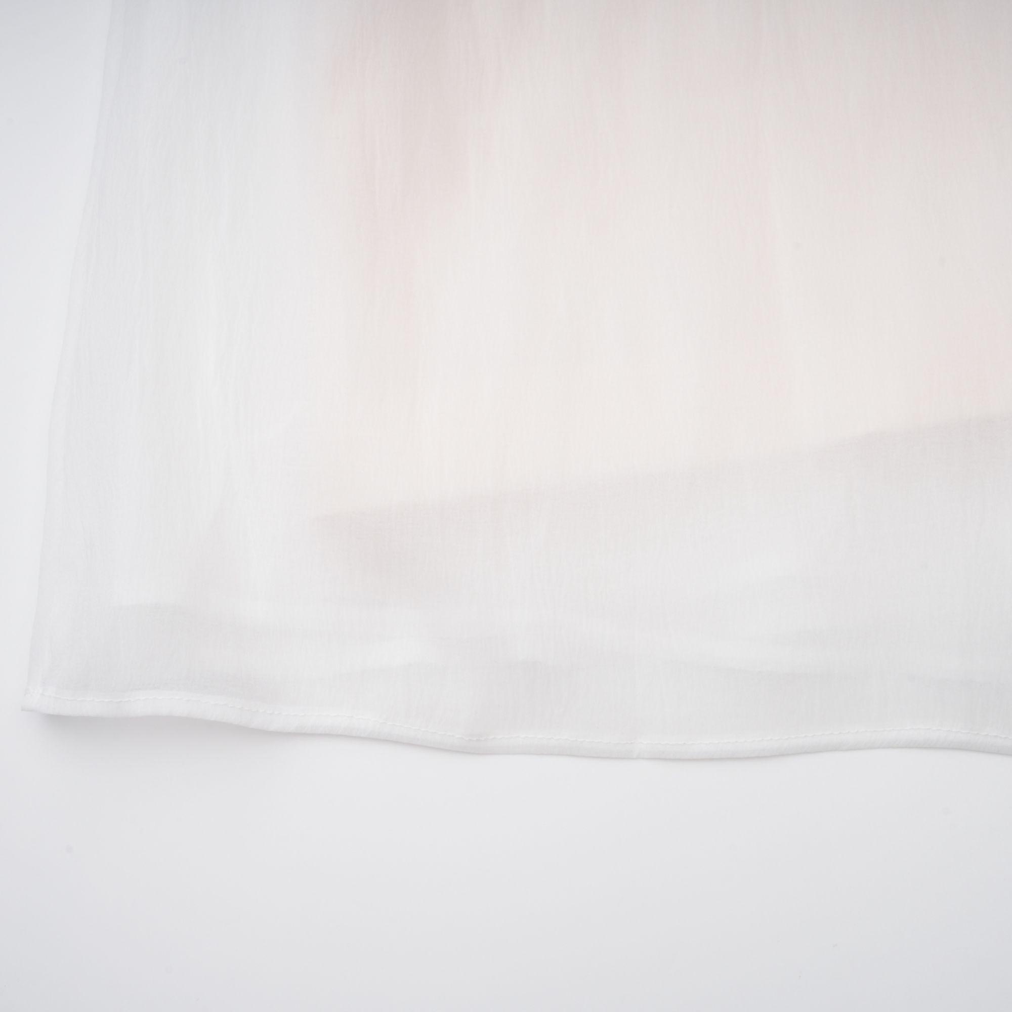 Gelsomina White Gathered Crepe Midi Dress