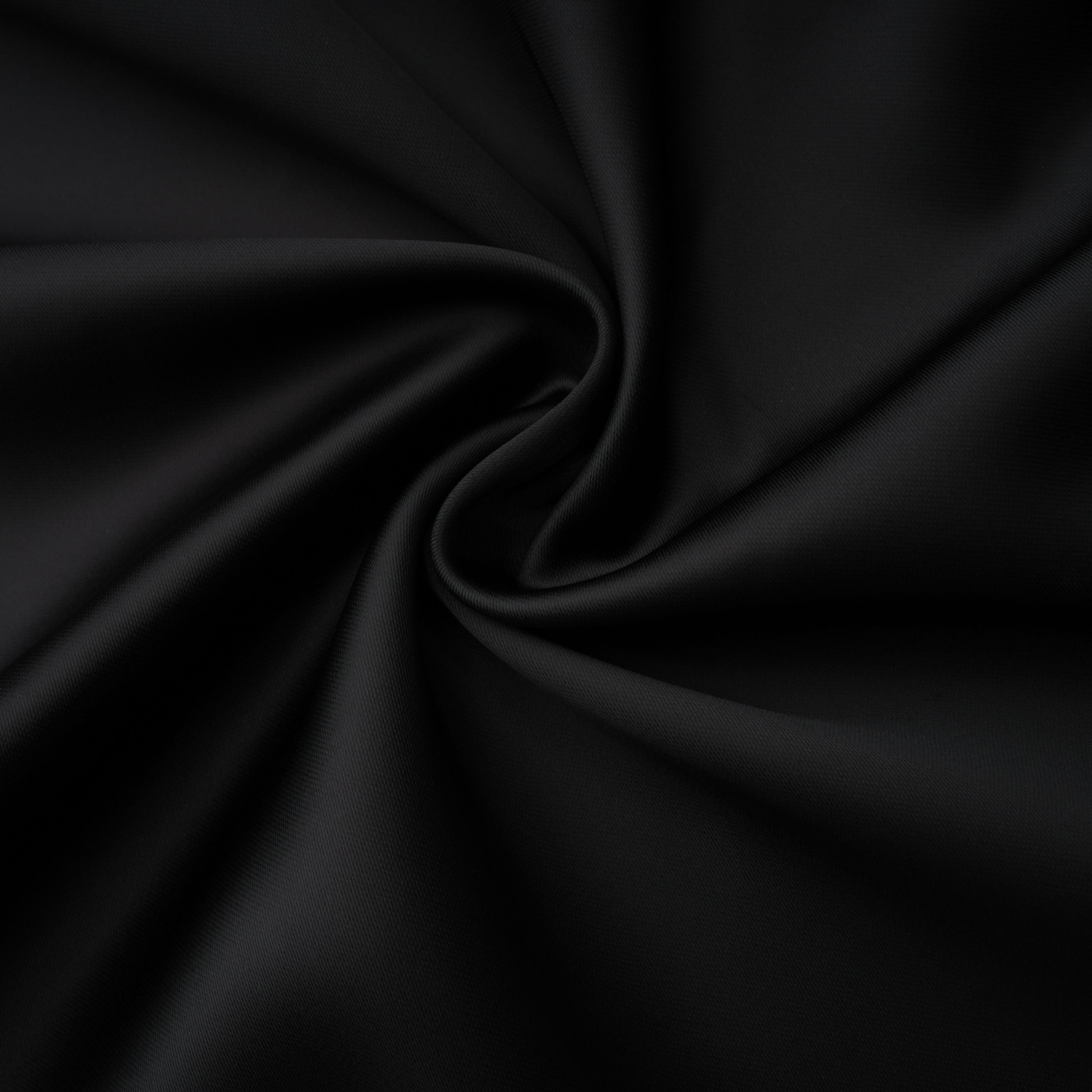 Schwarzes Maxikleid aus Satin mit Spitzenbesatz