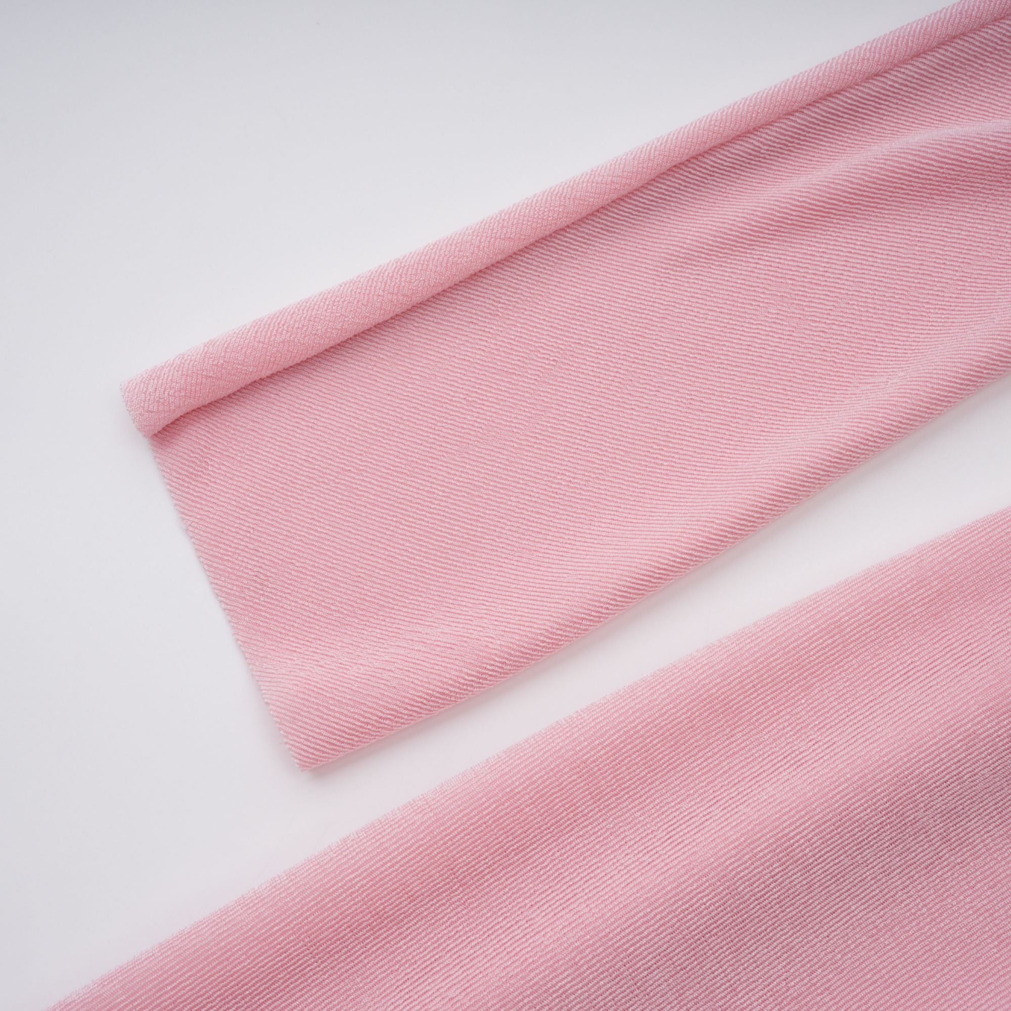 Moderne Pink Shawl Panel Ruched Maxi Dress