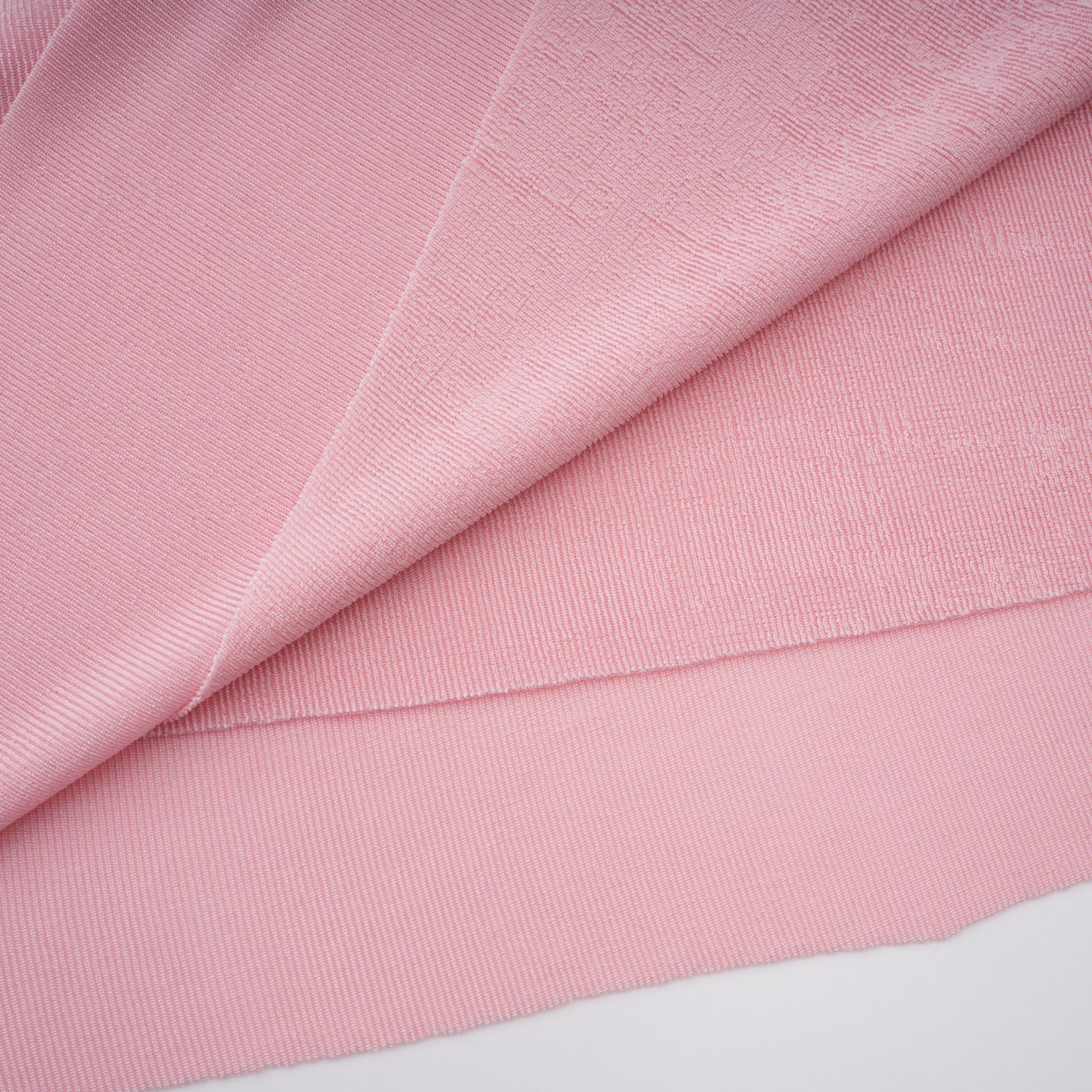 Moderne Pink Shawl Panel Ruched Maxi Dress