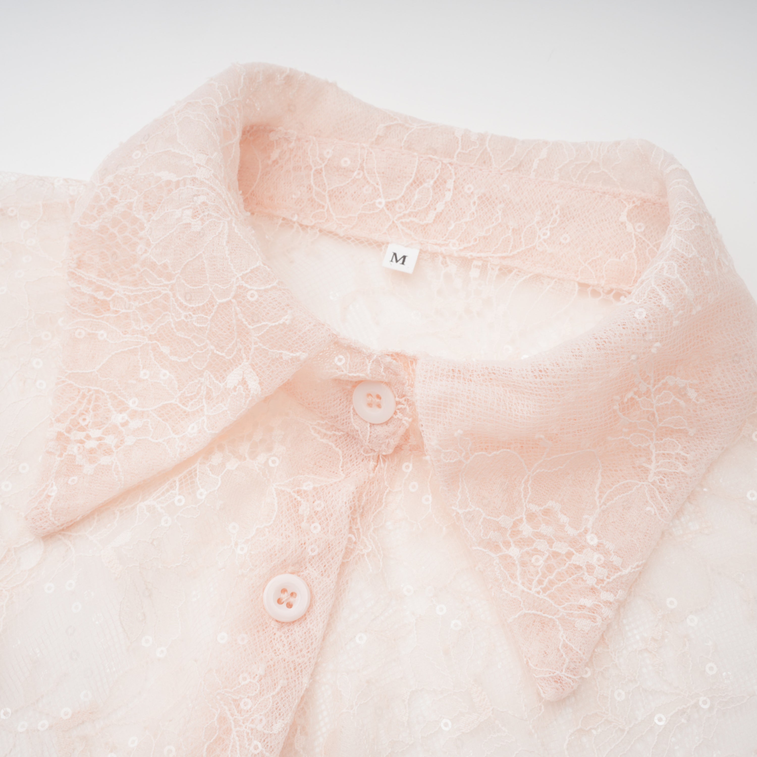 Fadila Pink – Set aus halbtransparenter Bluse und Kleid