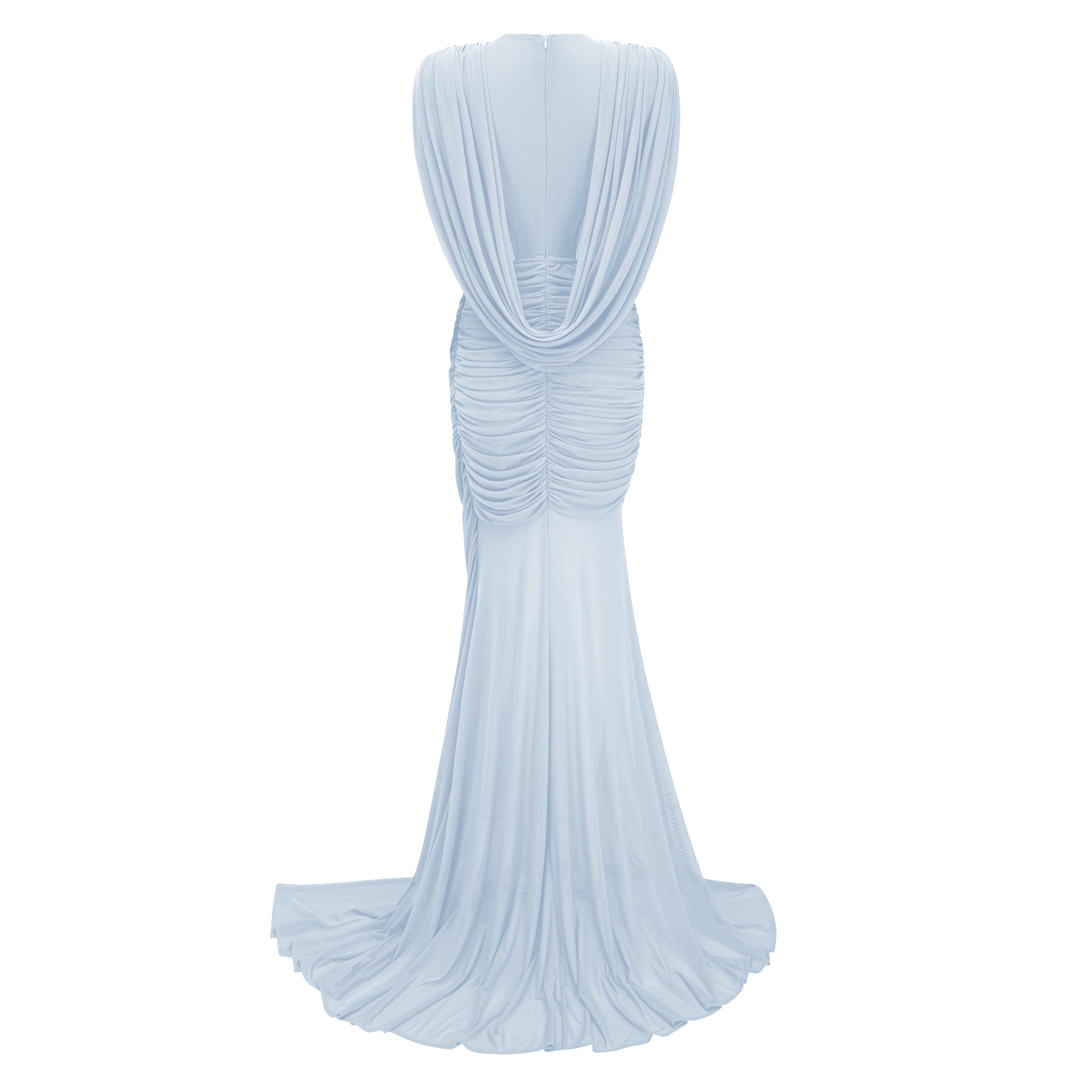 فستان طويل غير متماثل من "فيونا بلو"