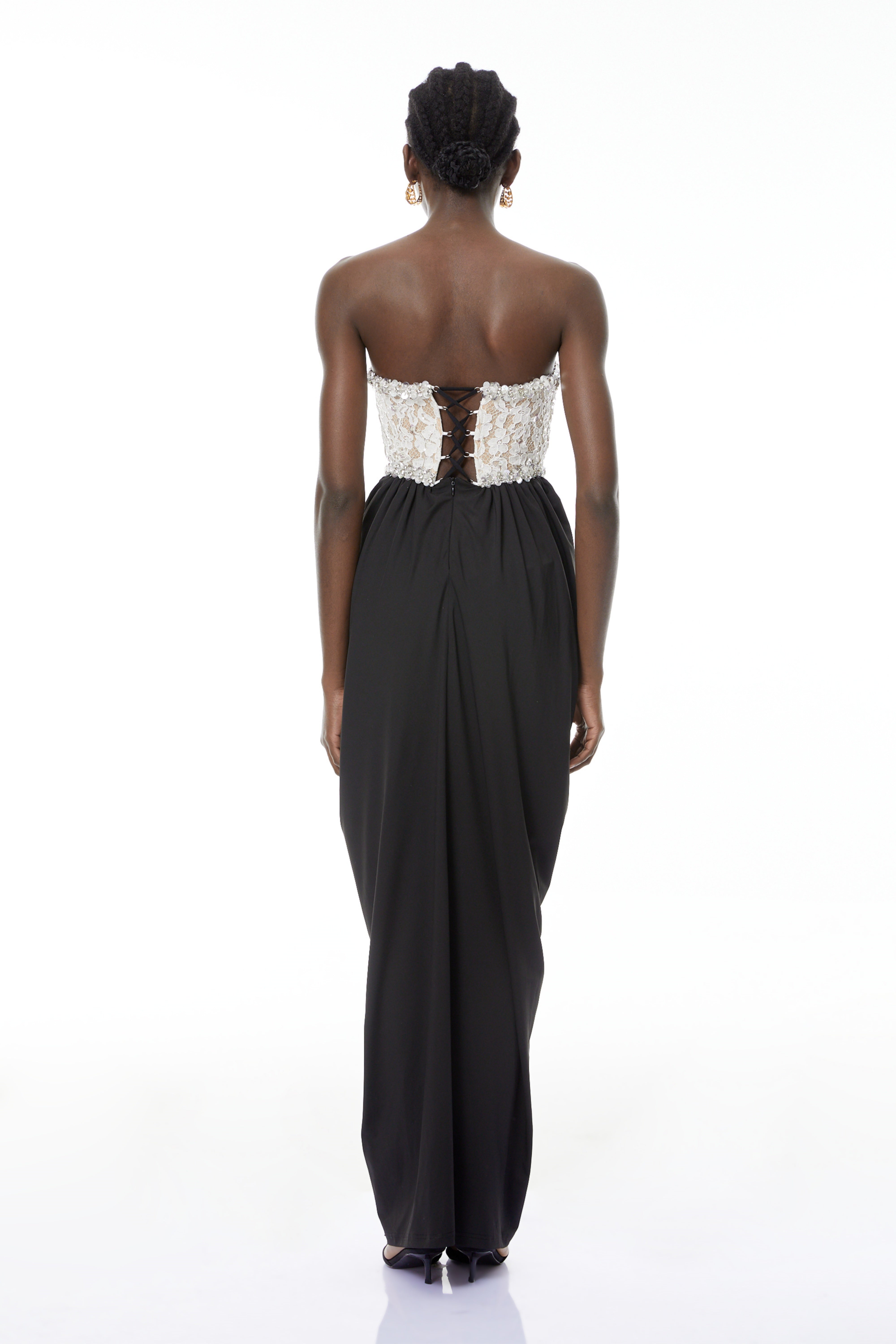 Hilla Color Block Maxi Dress