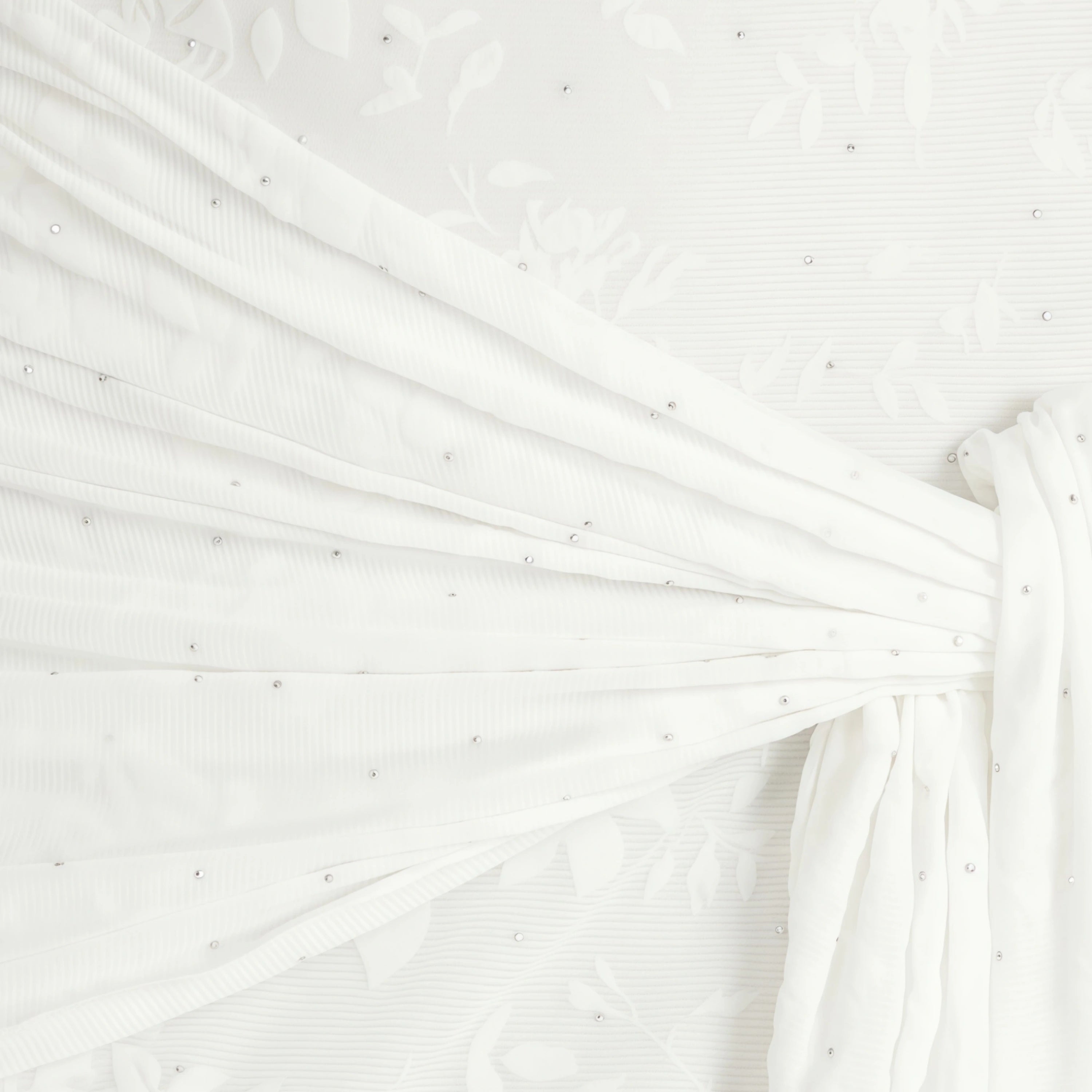 Kgothatso White Embellished Floral Sheer Maxi Dress