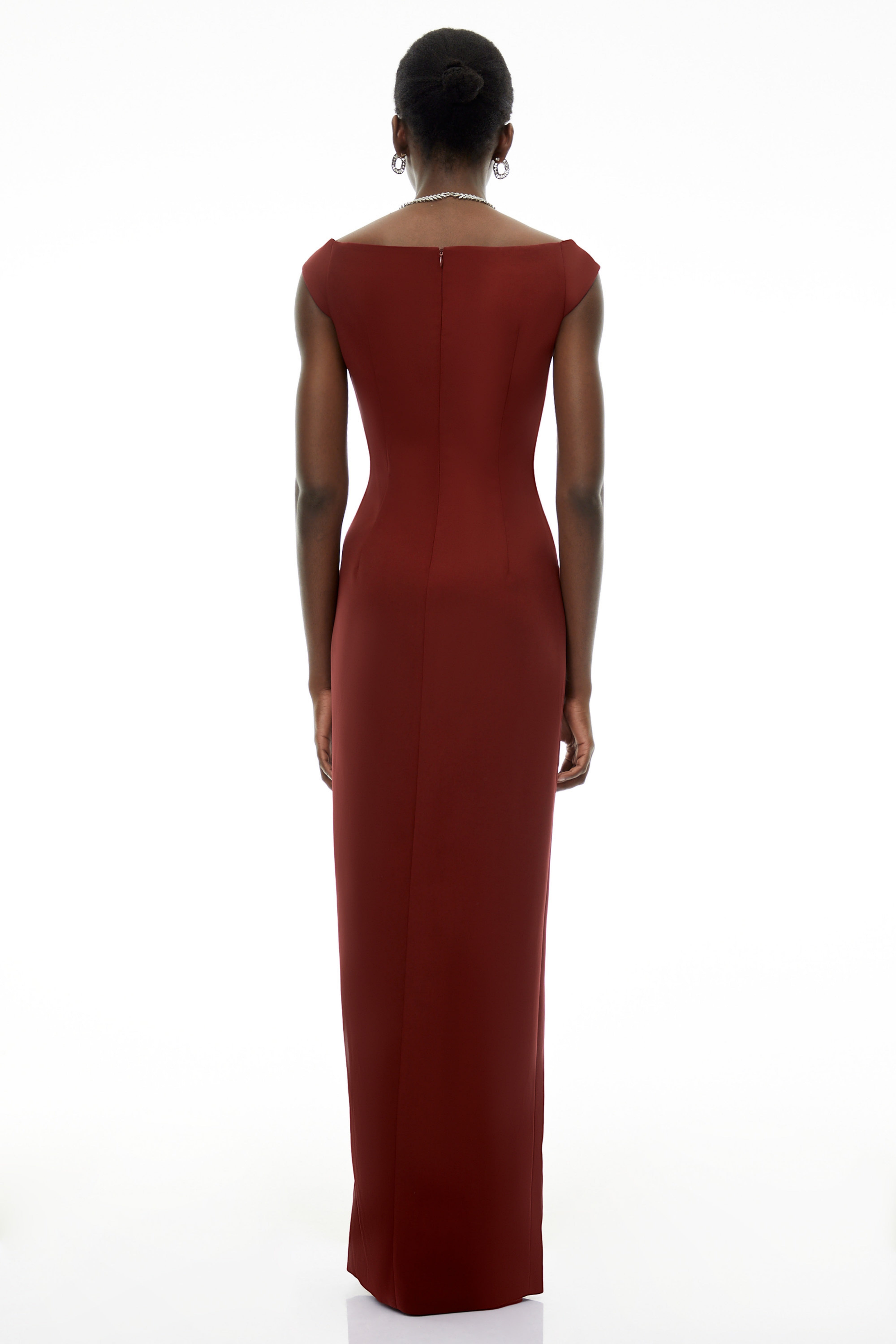 Luna Red Sleeveless Bodycon Maxi Dress (Final Sale)