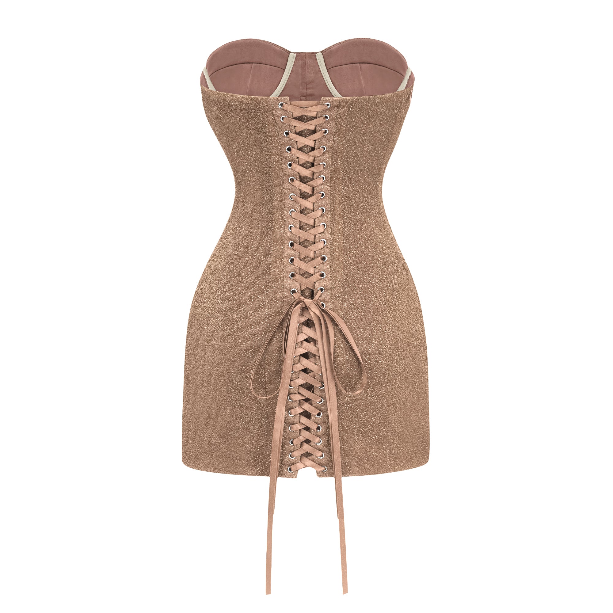 فستان لامع من Orabelle Bronze Brilliance Drop