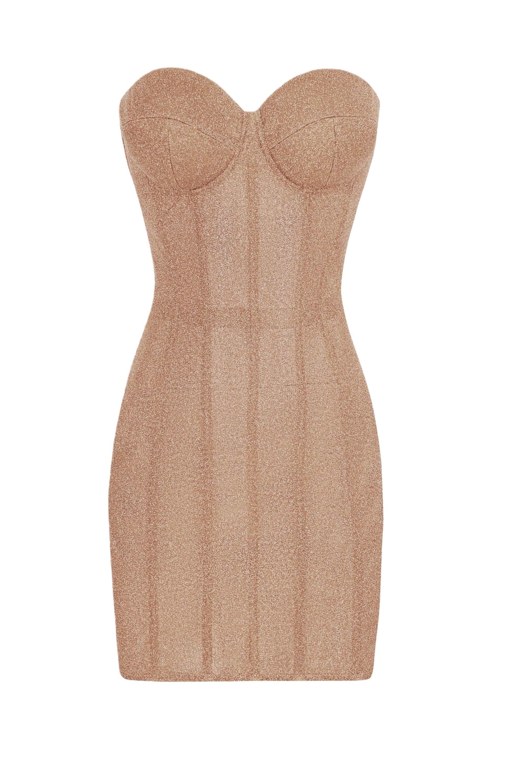 Orabelle Bronze Brilliance Drop Shiny Kleid