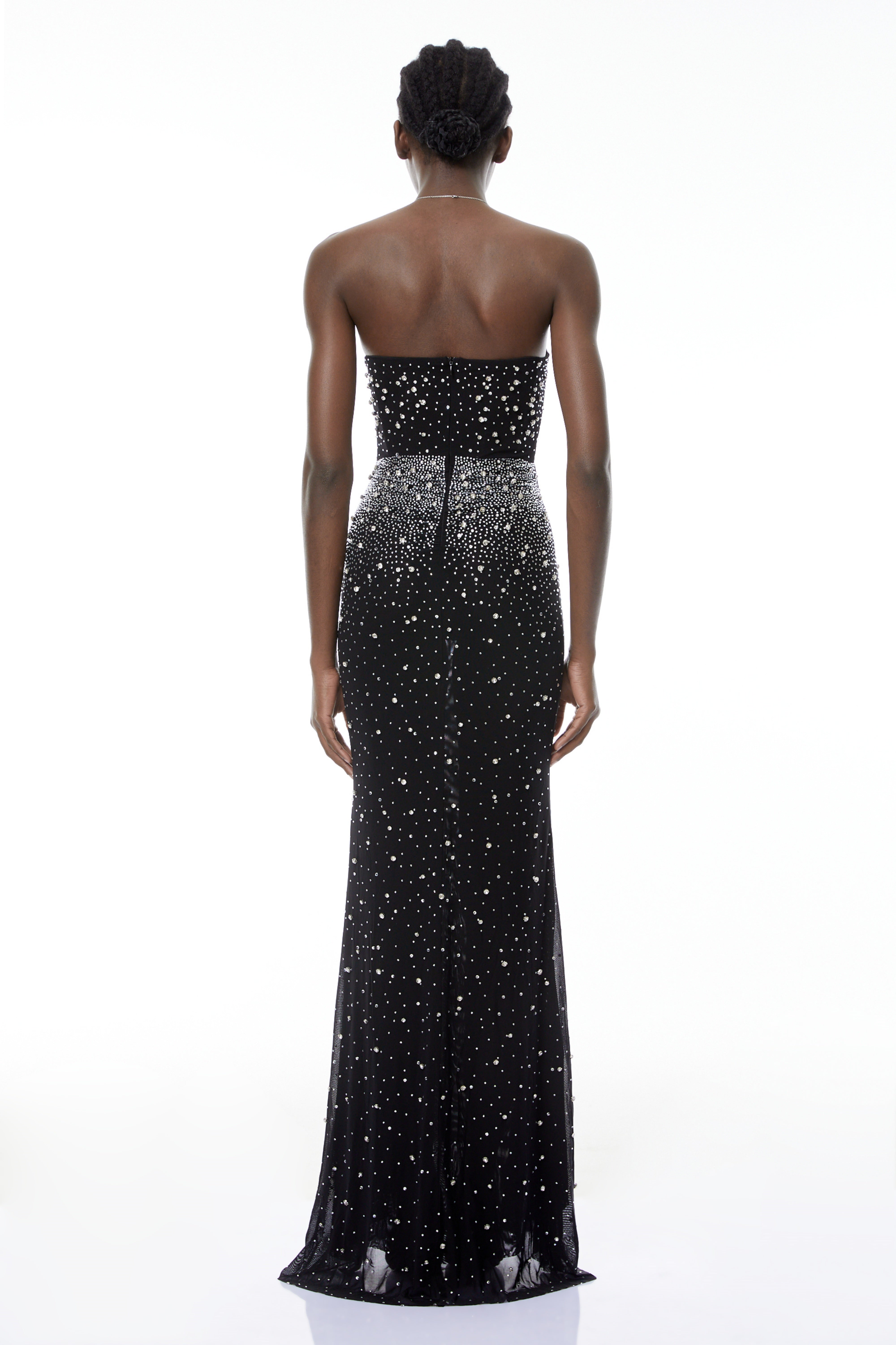 Parker Black Embellished Mermaid Maxi Dress