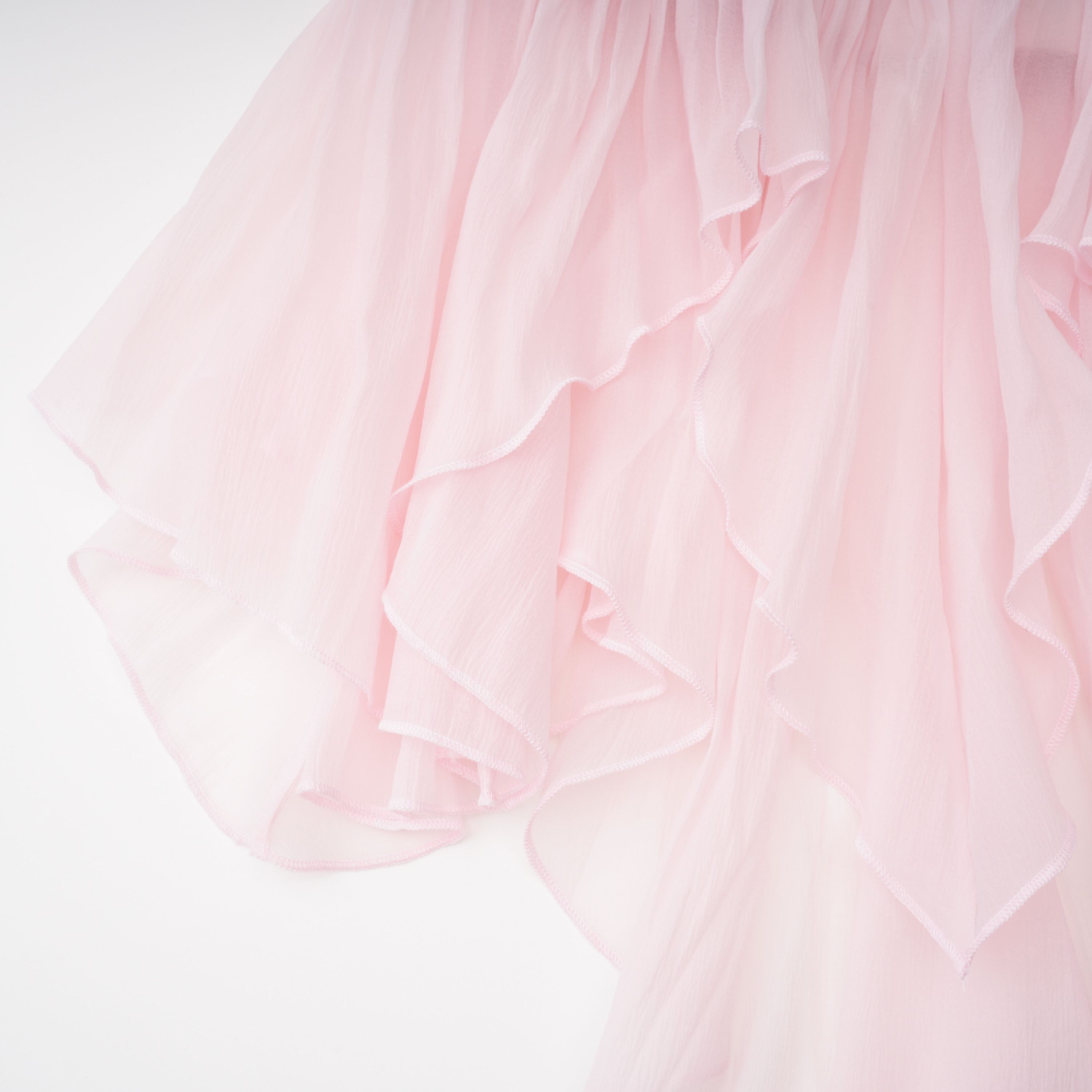 Remmie Blush Pink Off Shoulder Asymmetrical Ruched Top