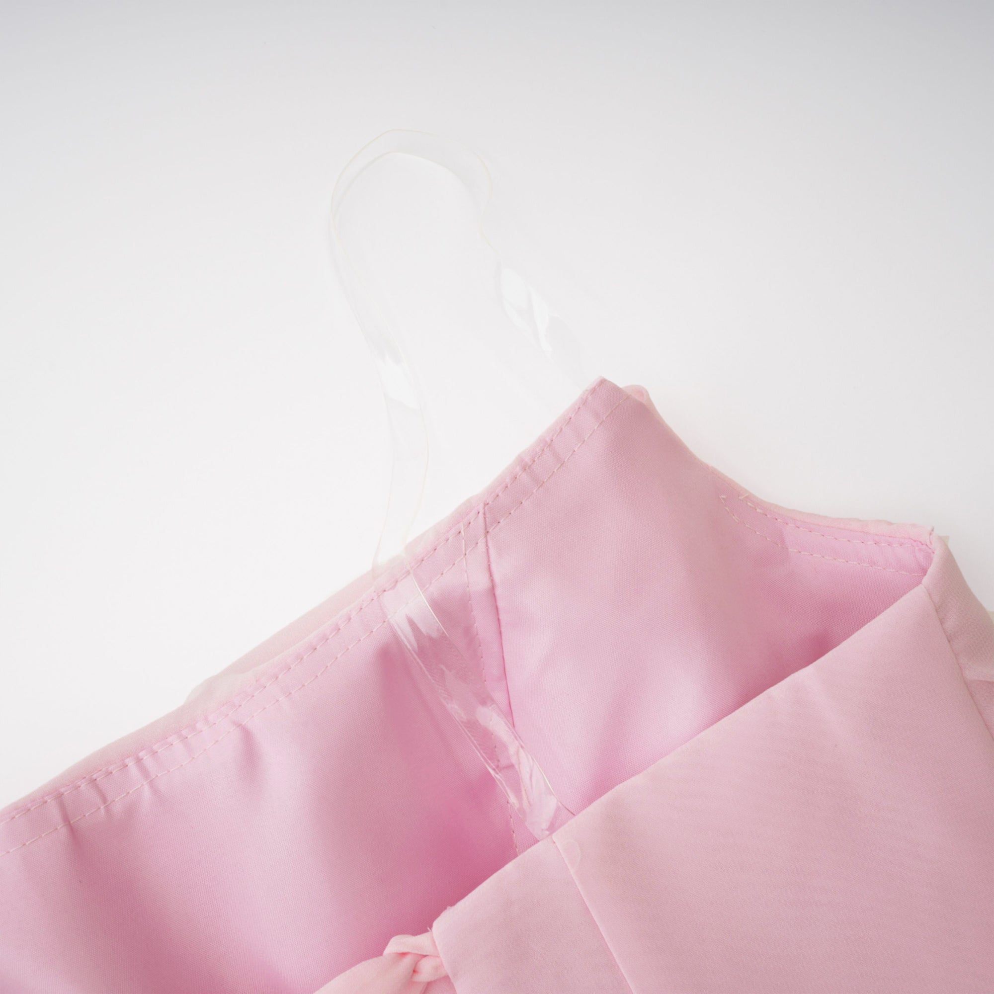 Romane Pink Strapless Corset Chiffon Maxi Dress