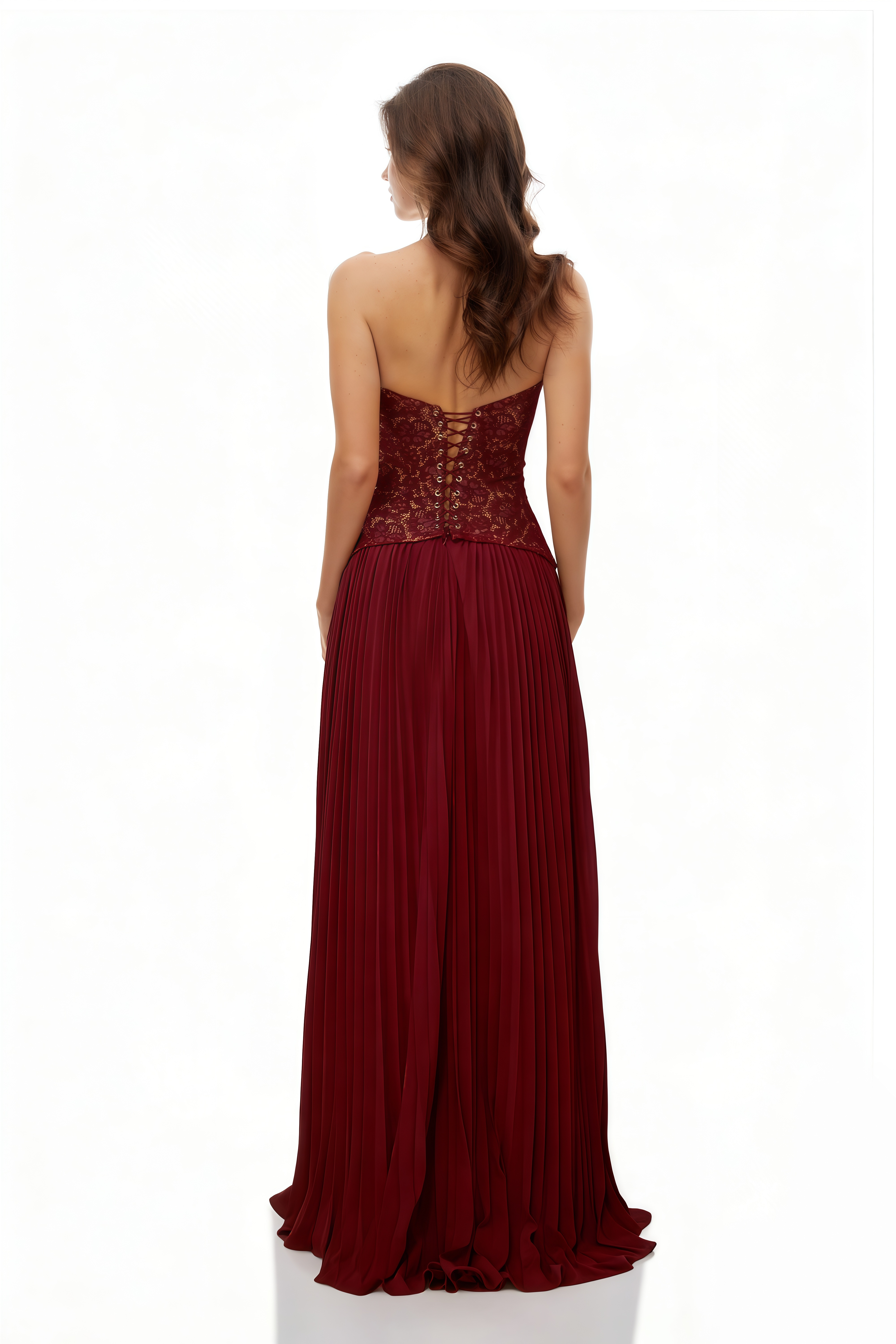 Ronja Rubinrotes Korsettkleid