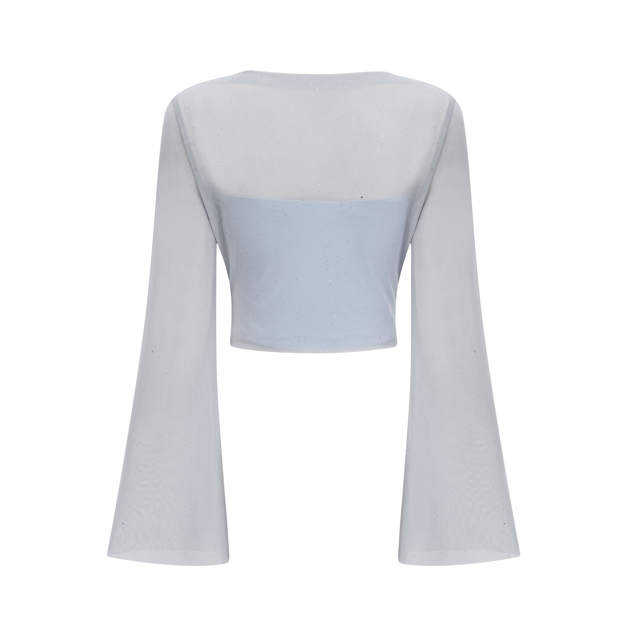 Ensemble coordonné haut et jupe semi-transparents Paulette (Vente définitive - États-Unis uniquement)