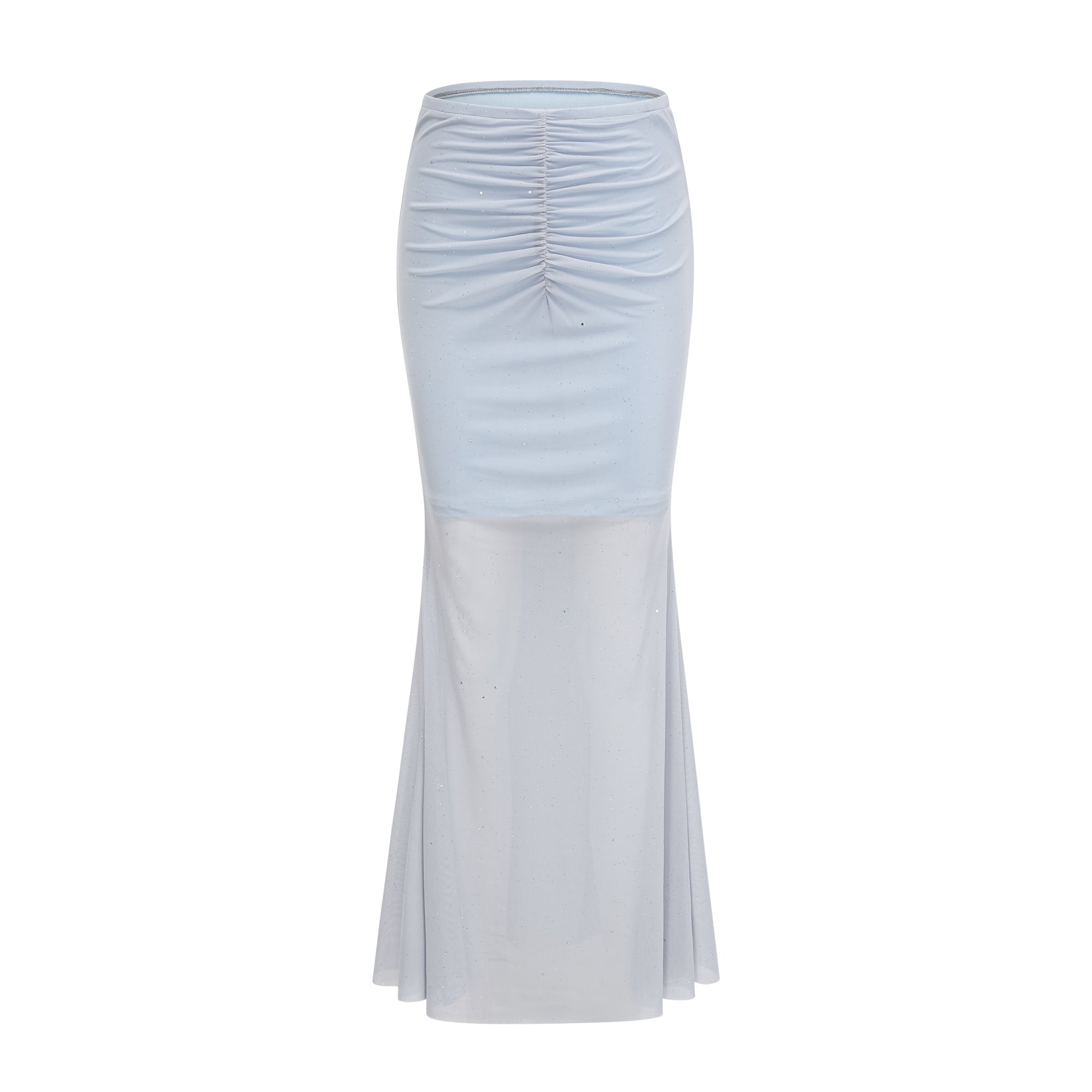 Ensemble coordonné haut et jupe semi-transparents Paulette (Vente définitive - États-Unis uniquement)