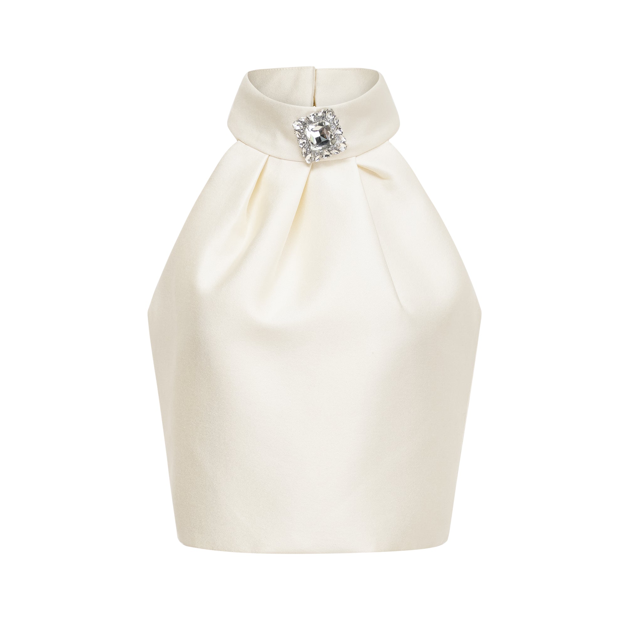 طقم مانون مكون من بلوزة وتنورة باللون الأبيض