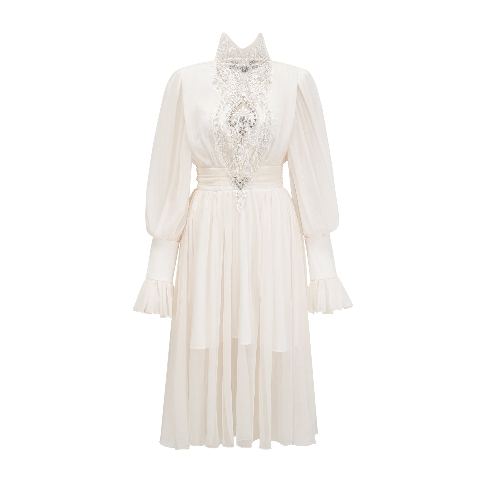 فستان ميراج مزين بتفاصيل الدانتيل