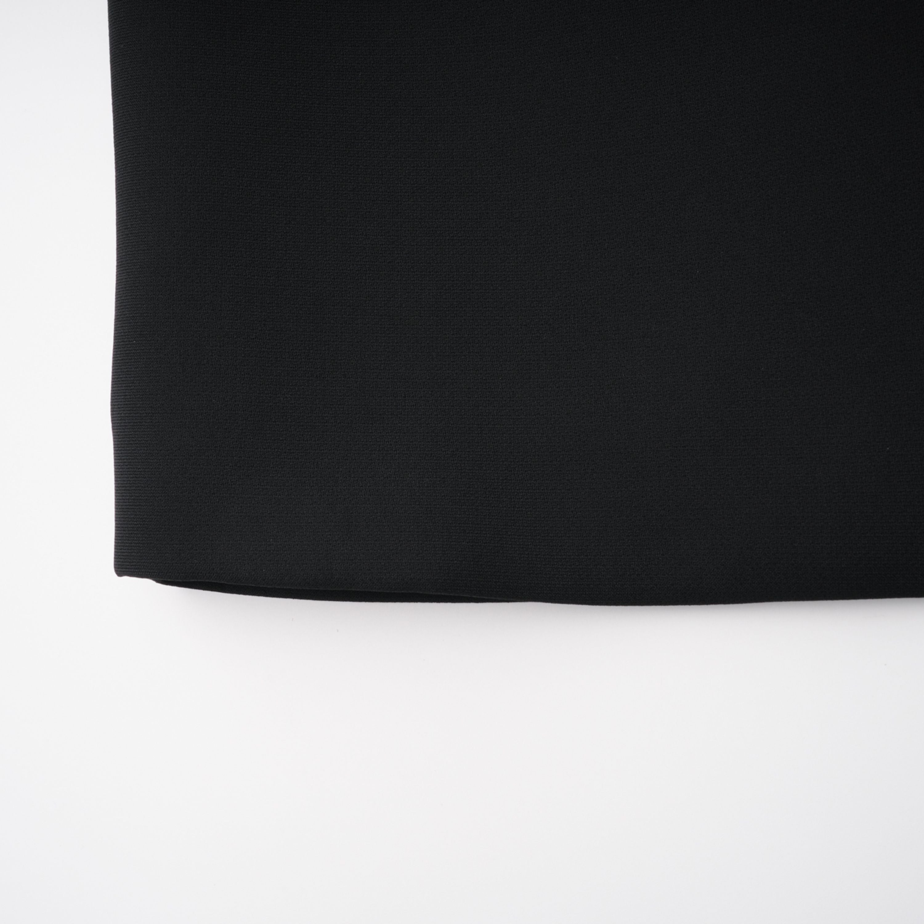 Shiva Black Structured Cape & Asymmetrical Skirt Set