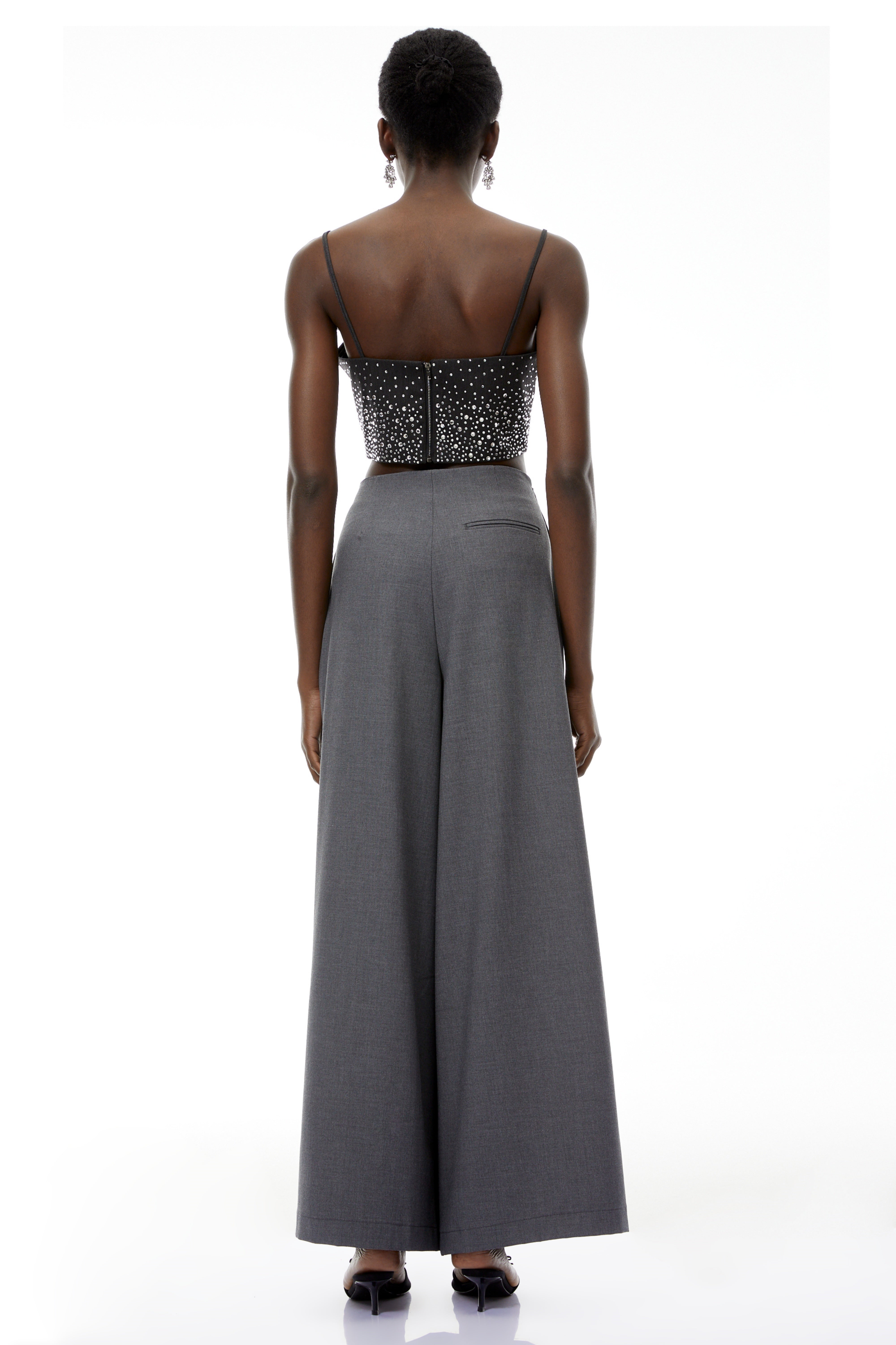 Soren Grey – Weite Hose mit Rüschen