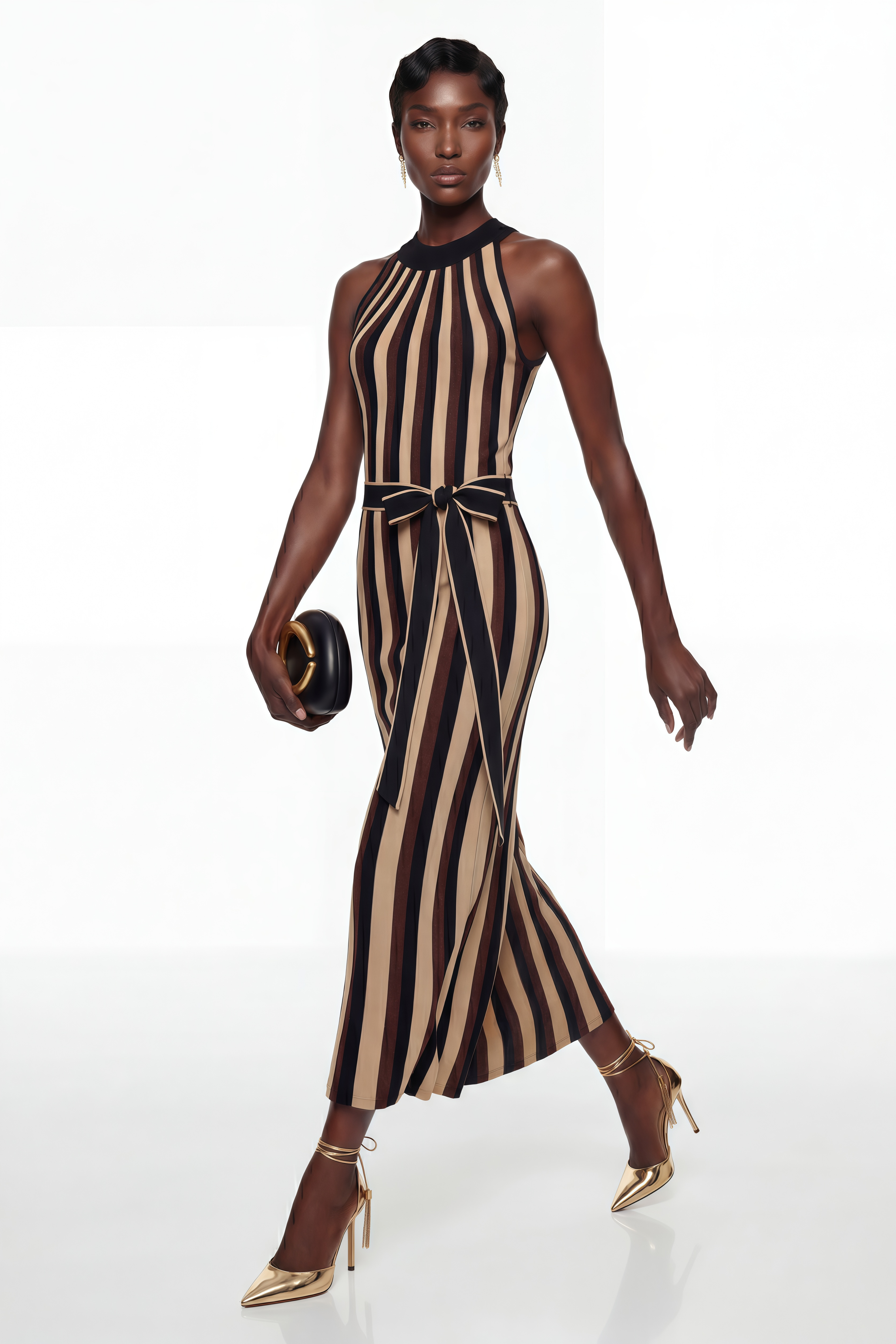 Wendy Brown Maxikleid mit Farbblock