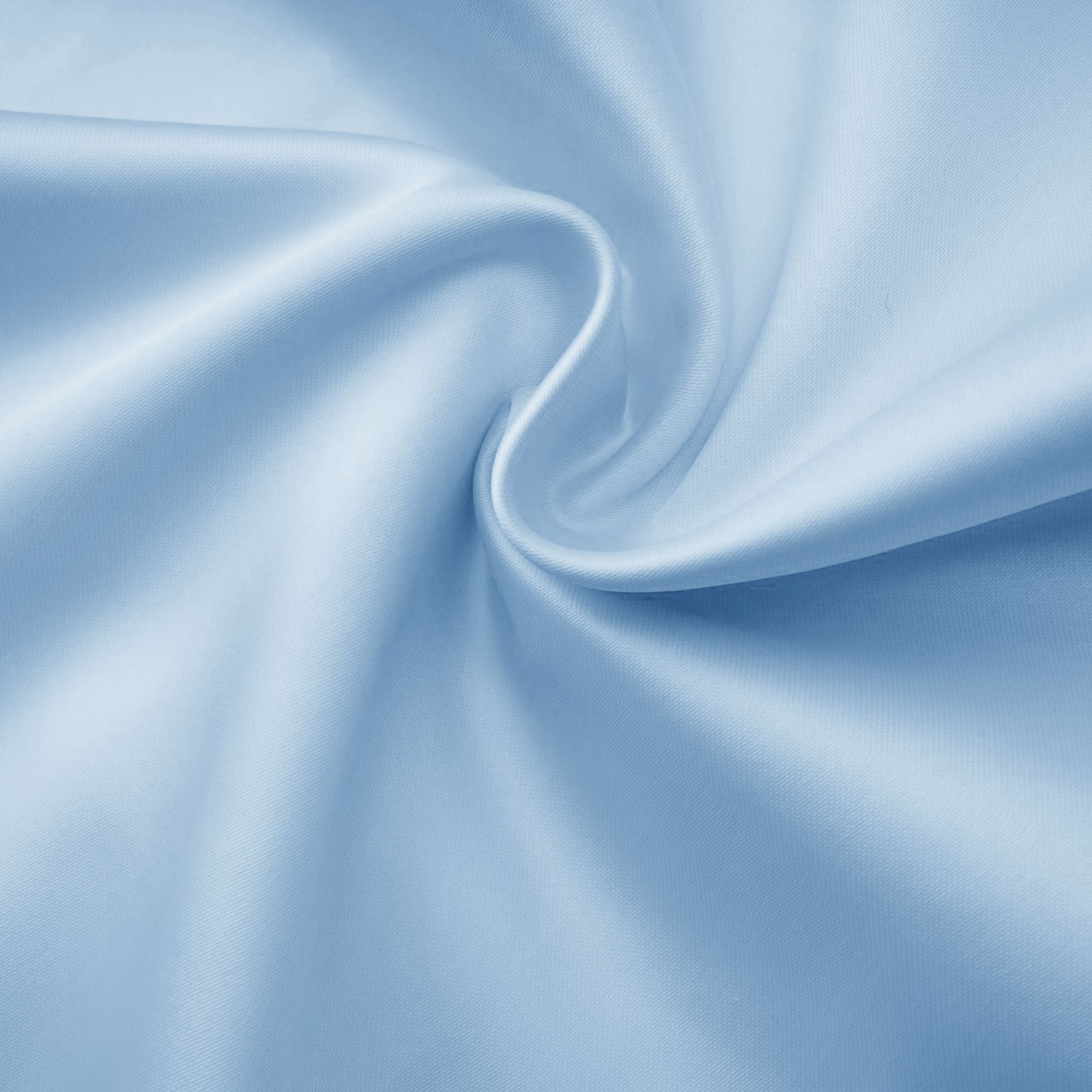 Avril – Blaues Minikleid aus Satin mit Blumenstickerei