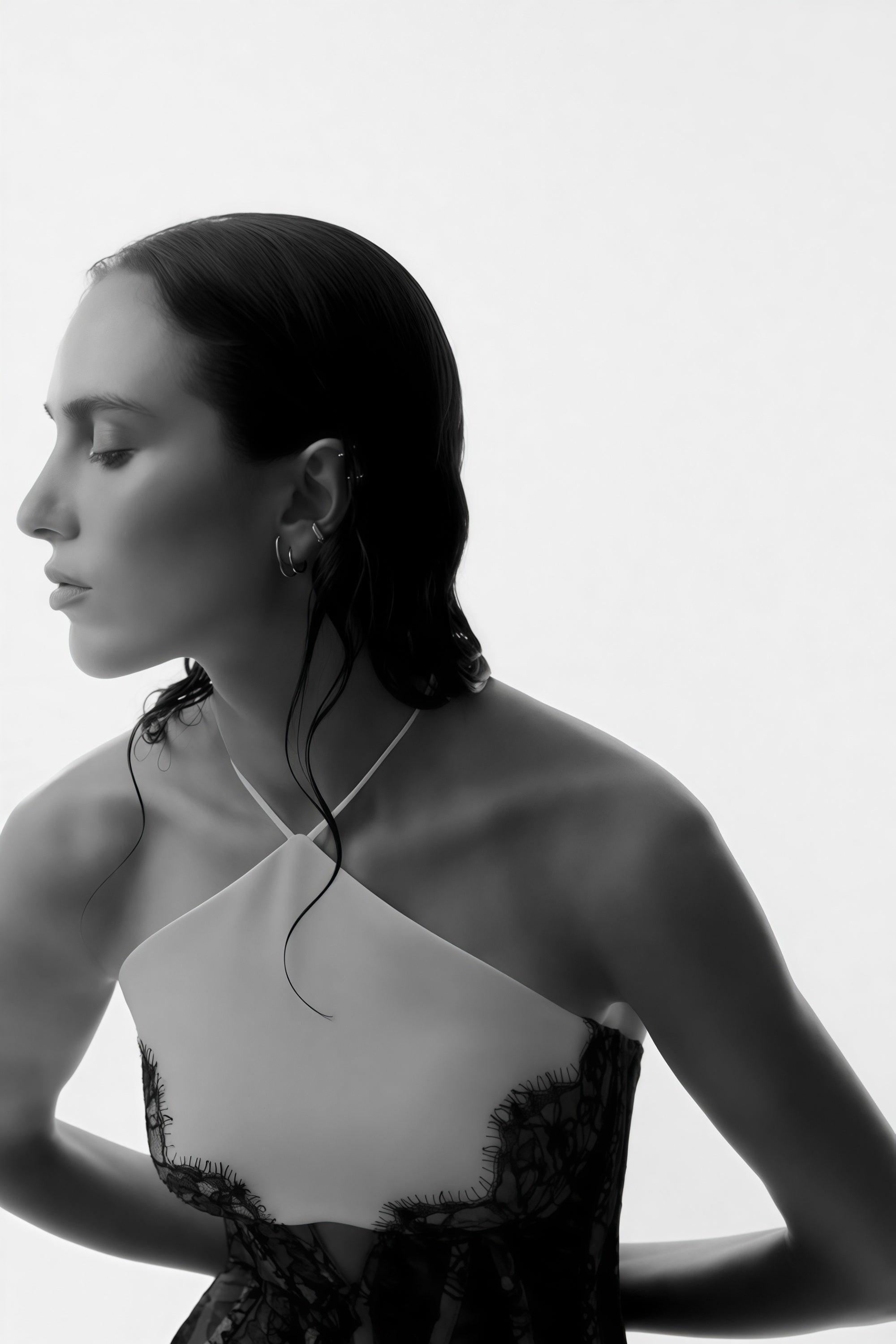 Mirabeau White Cut-out Lace Maxi Dress