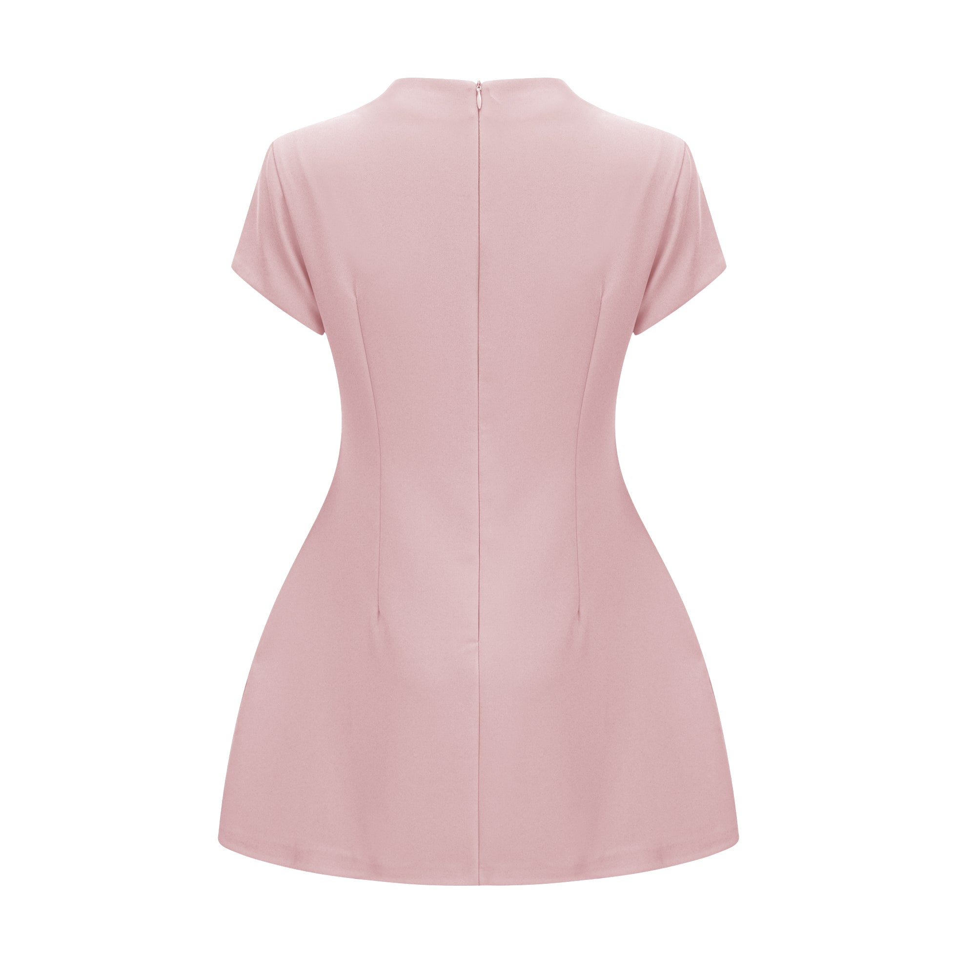 Esther Pink Cap Sleeve Mini Dress