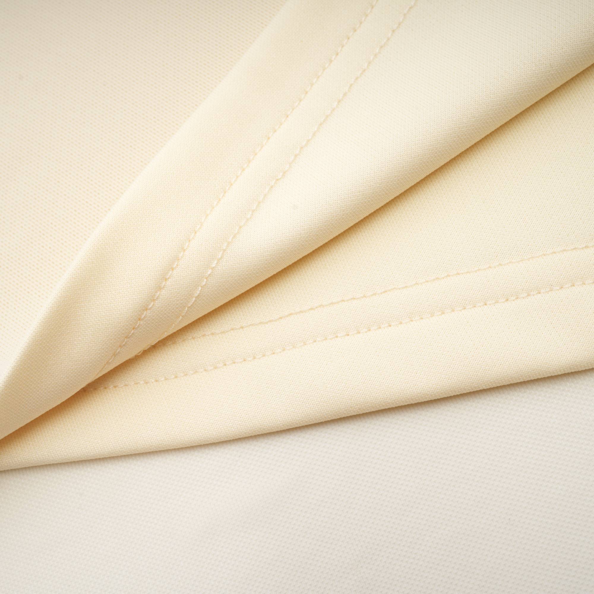 فستان جوليا متوسط الطول من القماش الشبكي باللون الأبيض العاجي