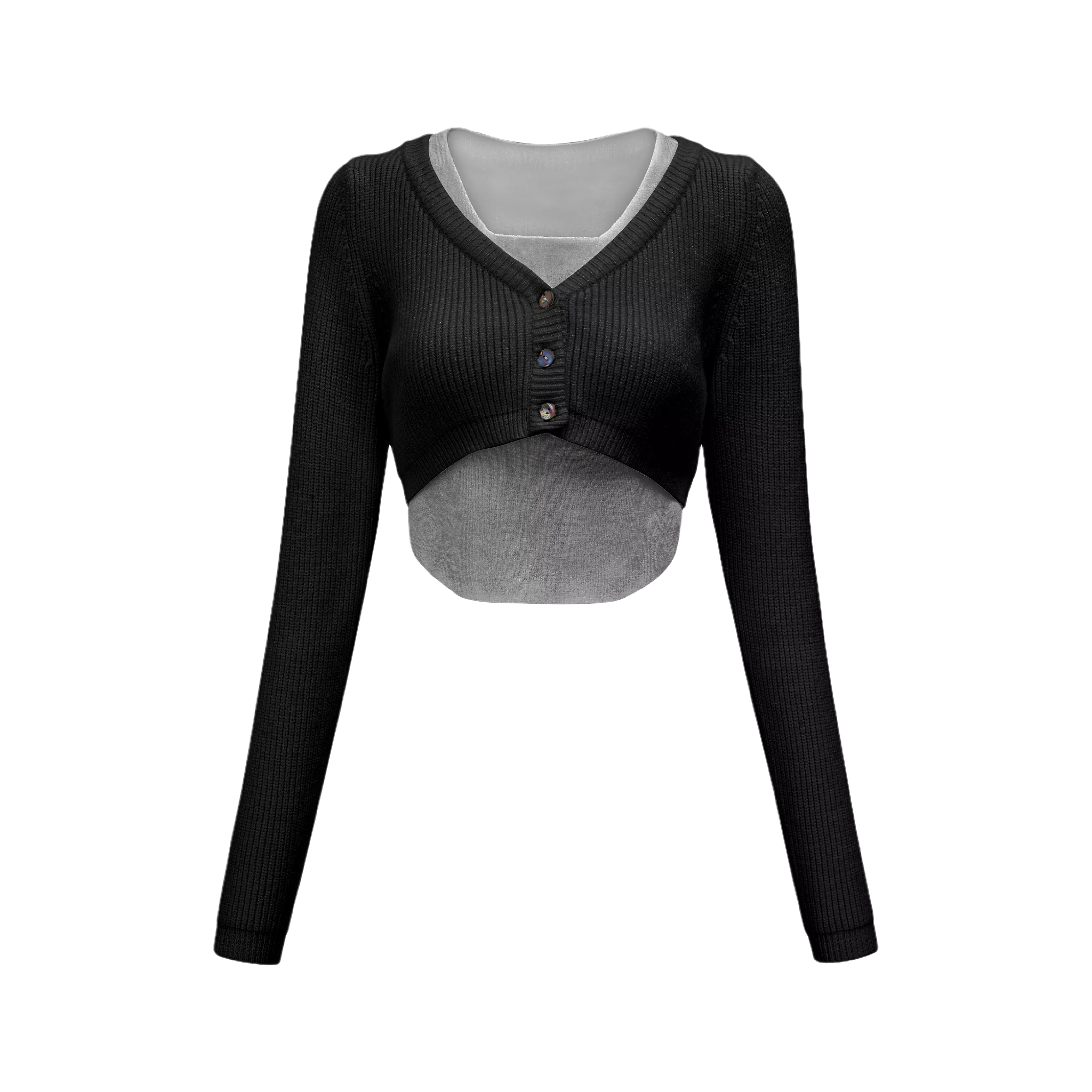 Can't Control Myselftwopiece cropped top