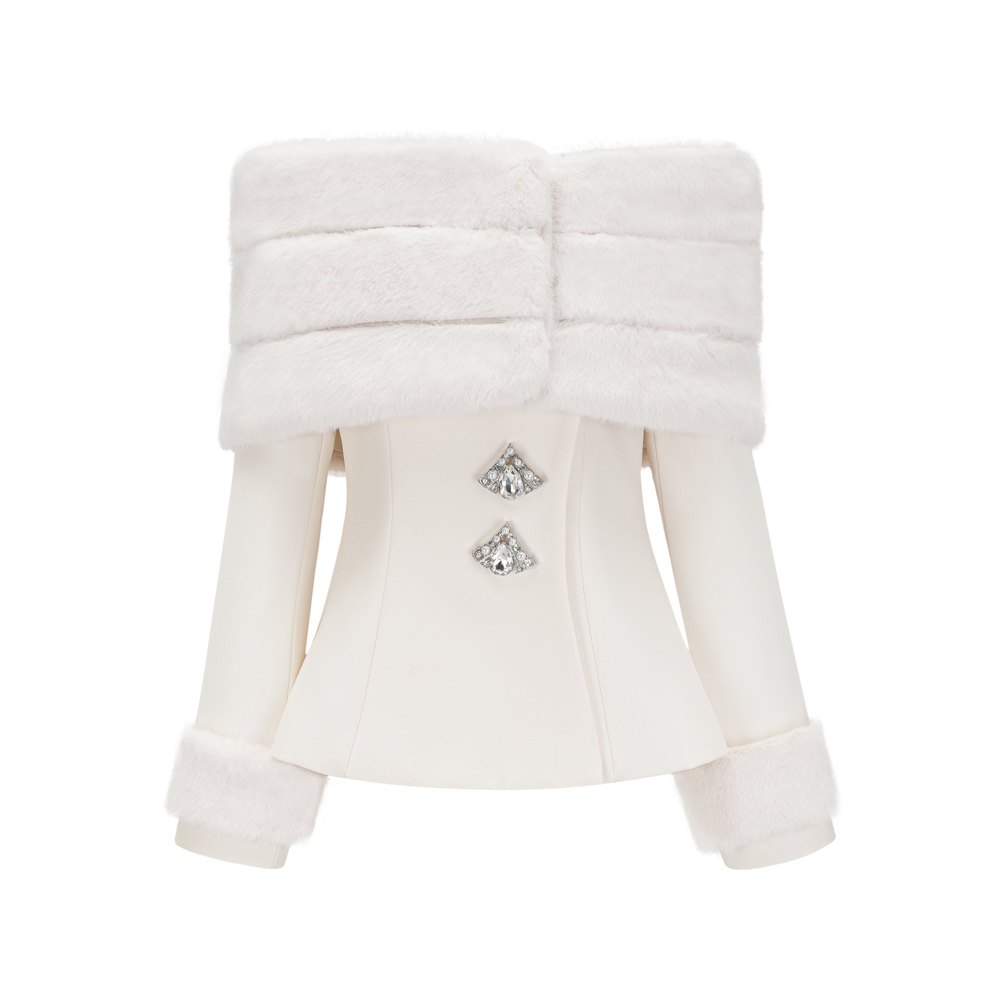 Caitlin fur jacket & skirt matching set - Miss Rosier - Women's Online Boutique