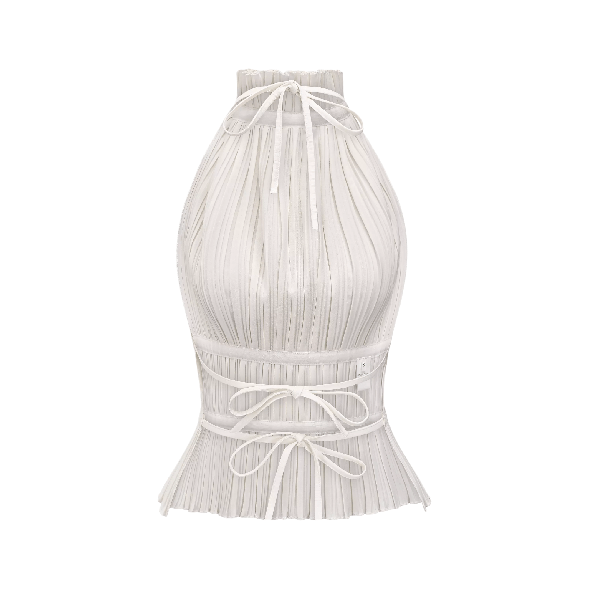 itsy open-back pleated top - itsy, it‘s different