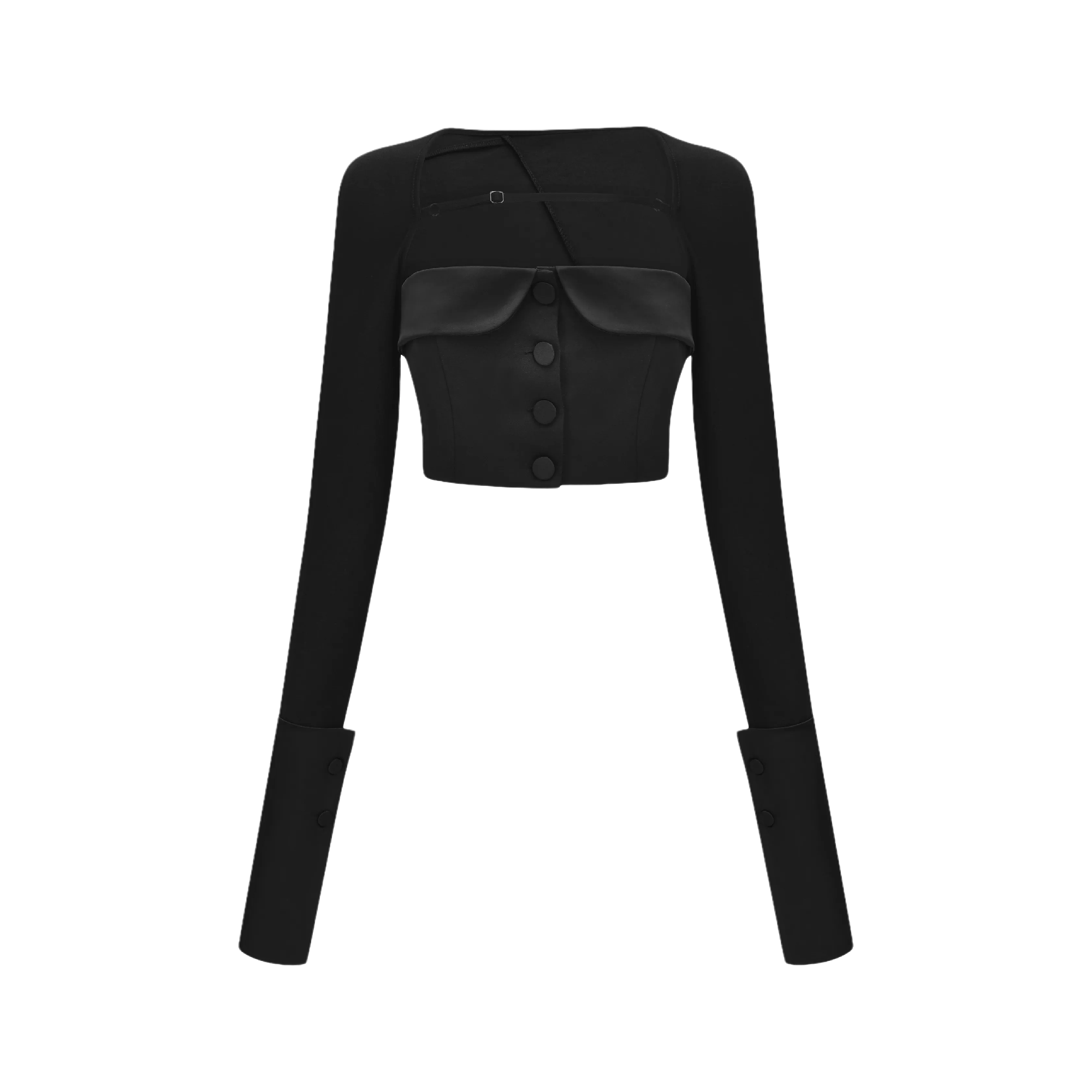 itsy spaghetti-detail crop top & skirt matching set (PRE-ORDER at 20th March) - itsy, it‘s different