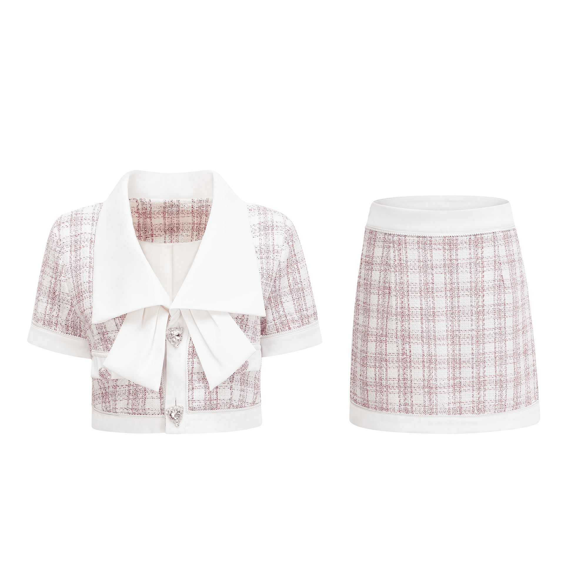 Melanie cropped top & skirt matching set - Miss Rosier - Women's Online Boutique