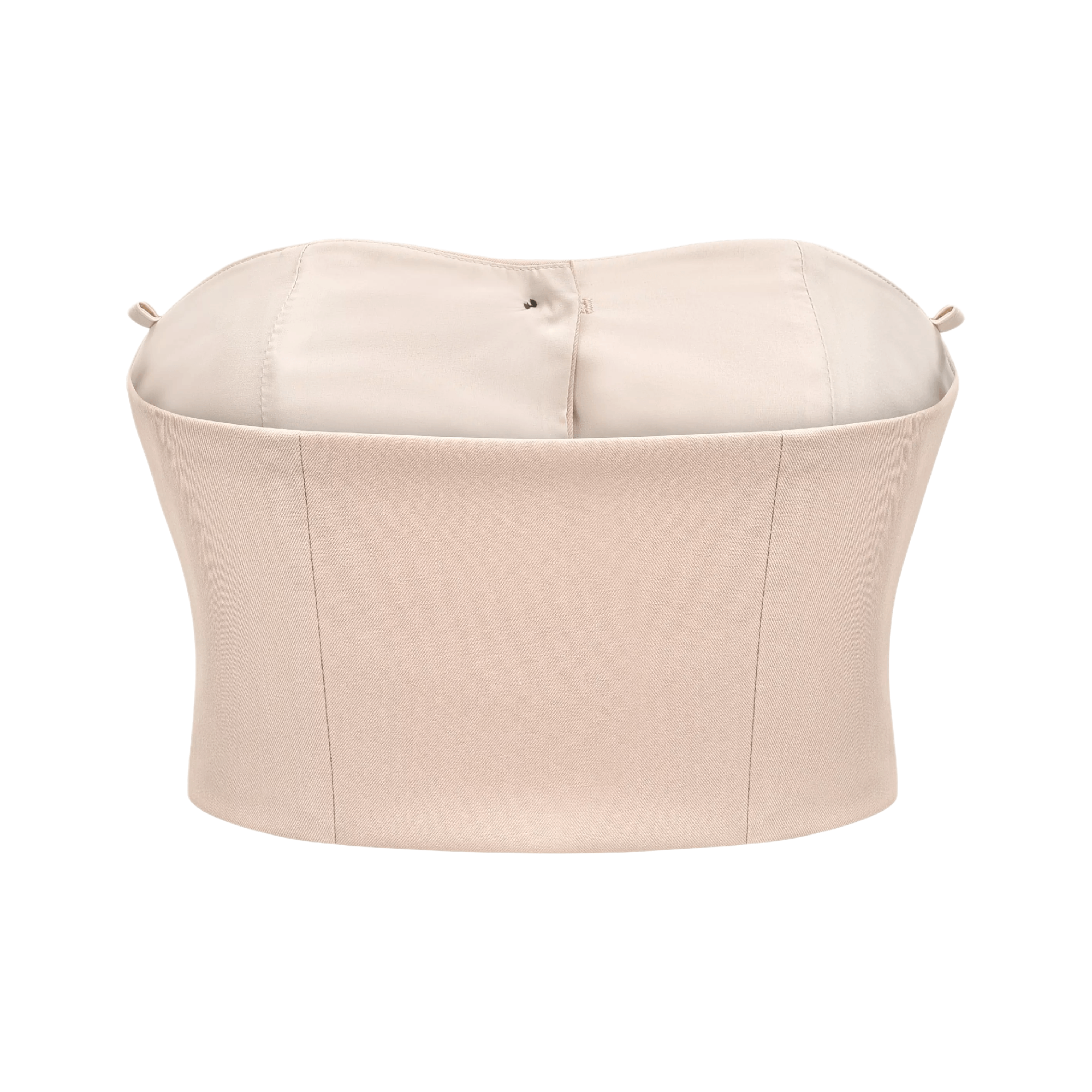 Savage-button-detail crop top - itsy, it‘s different