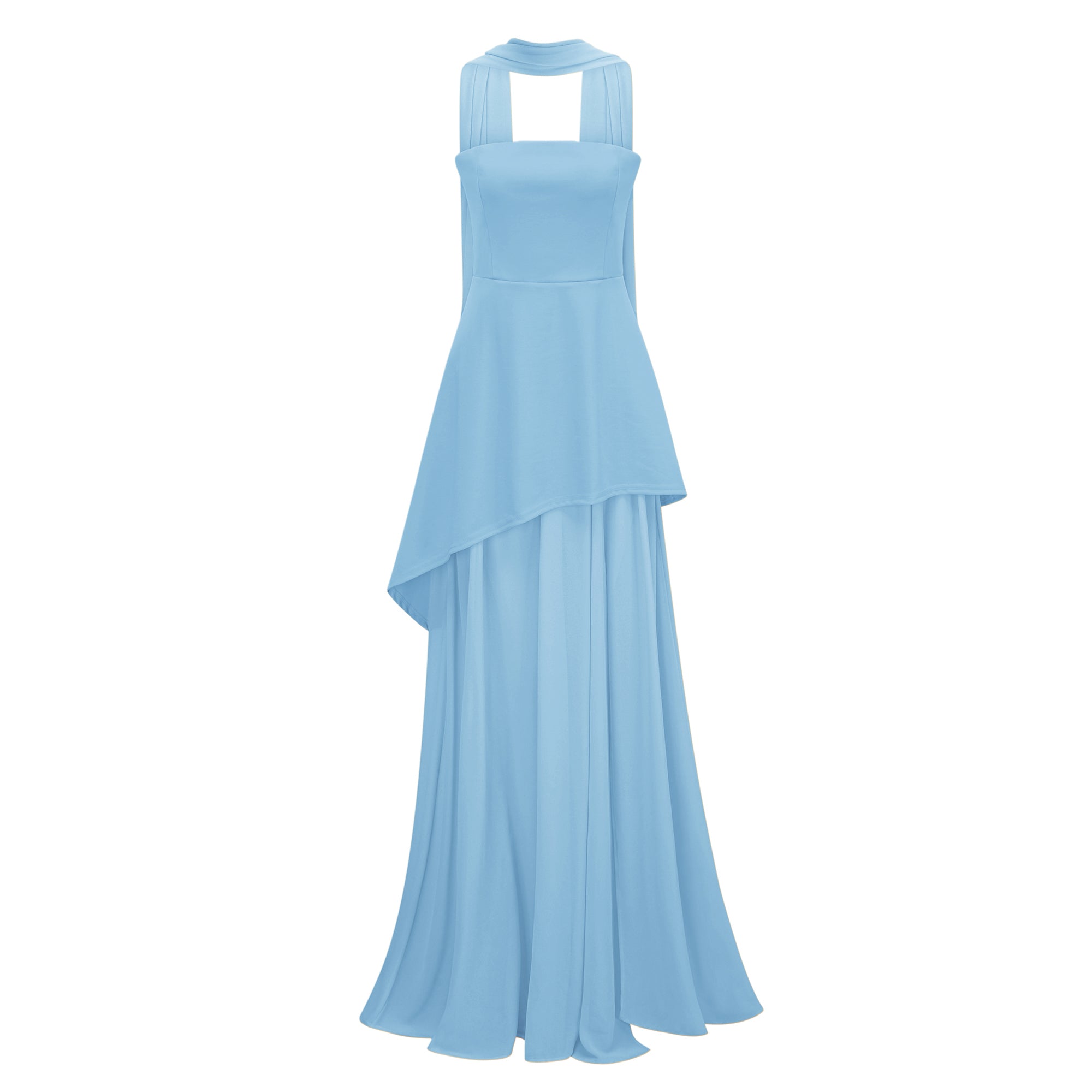 Solène Off-Shoulder Ruched Maxi Gown