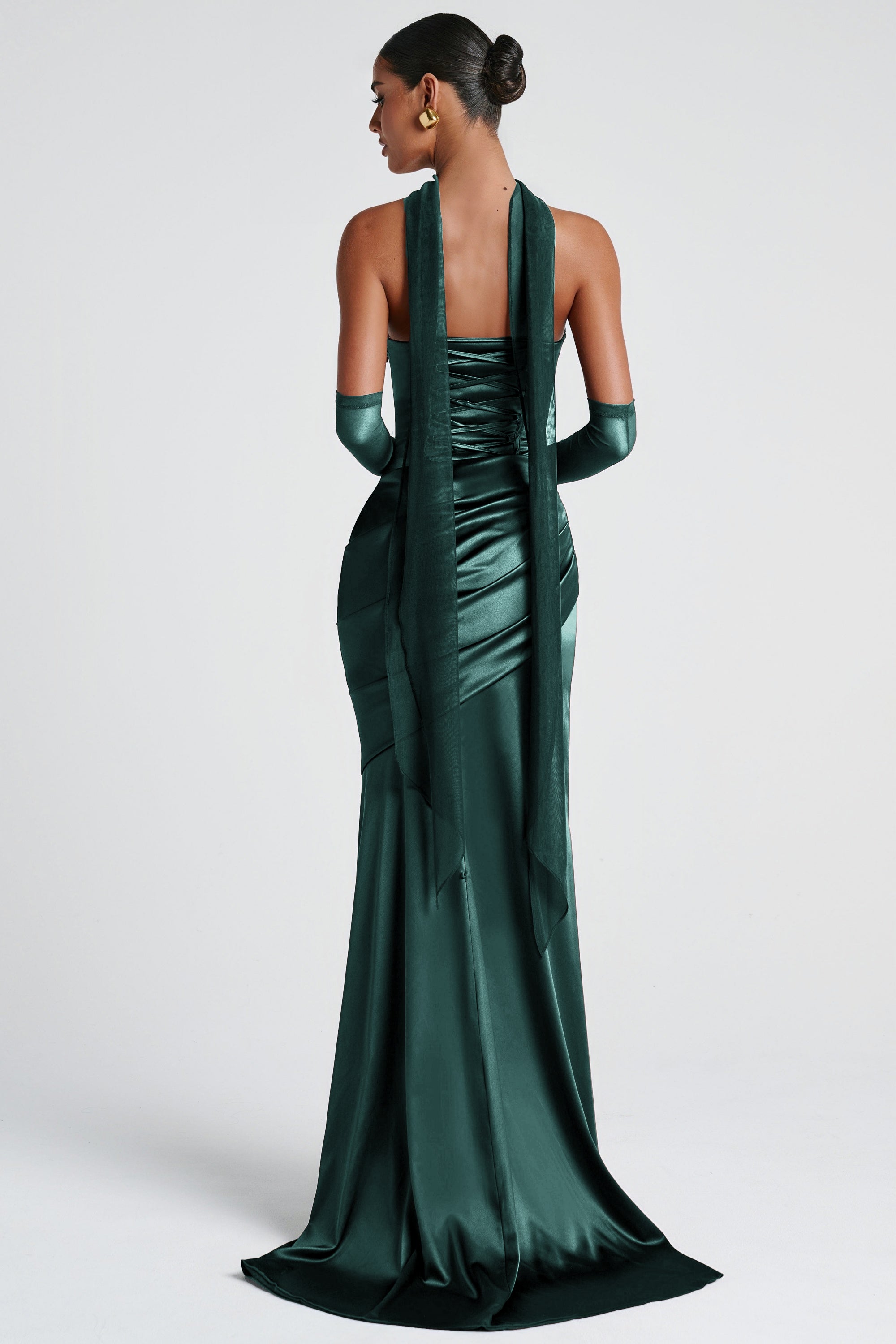 Satin Maxi Dress