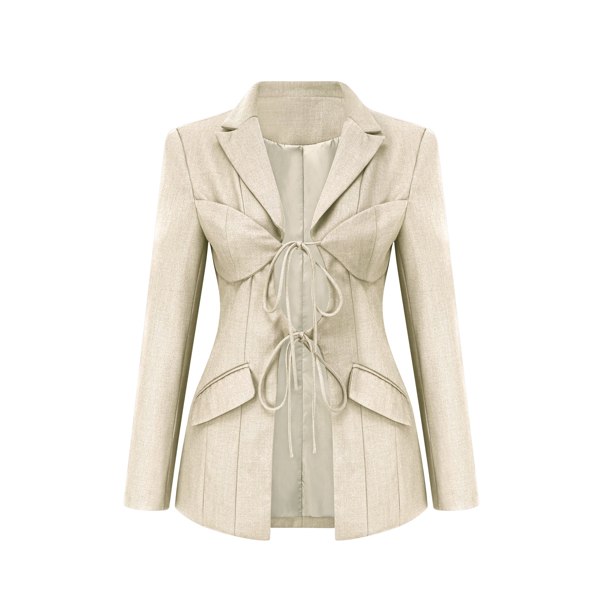 Solange tie-up design blazer